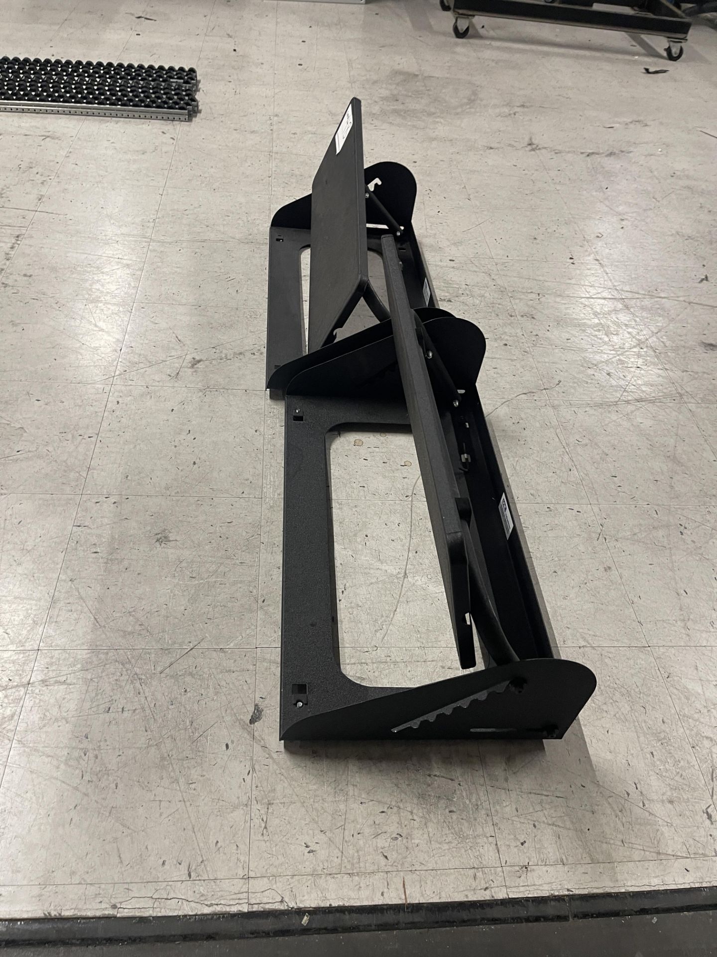 Pair of IAC INDUSTRIES Industrial Footrest, 30 inches (one is missing a bracket) - Image 2 of 2