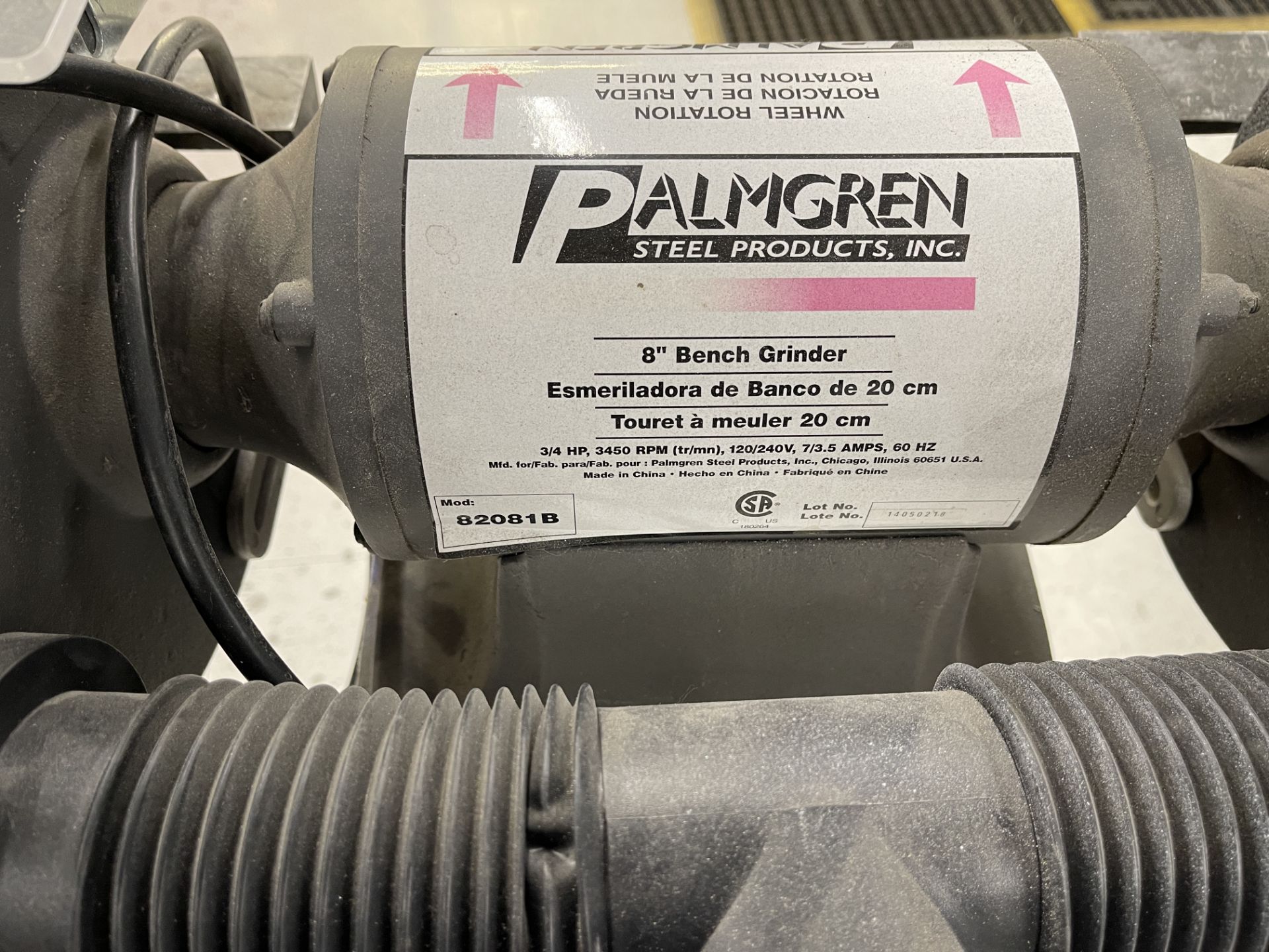 PALMGREN Grinder with stand Model 82081B - Image 2 of 2
