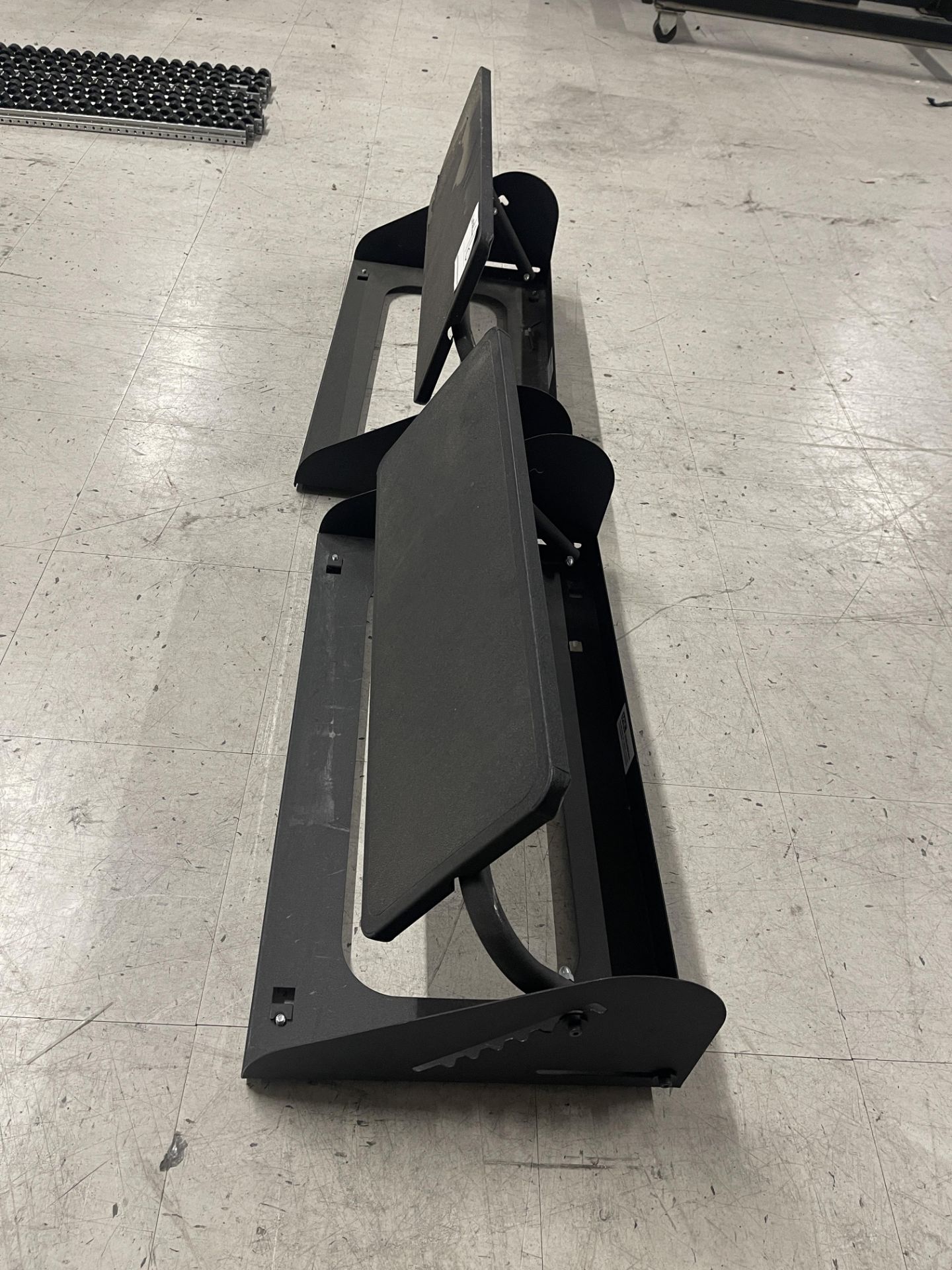 Pair of IAC INDUSTRIES Industrial Footrest, 30 inches (one is missing a bracket) - Image 2 of 2