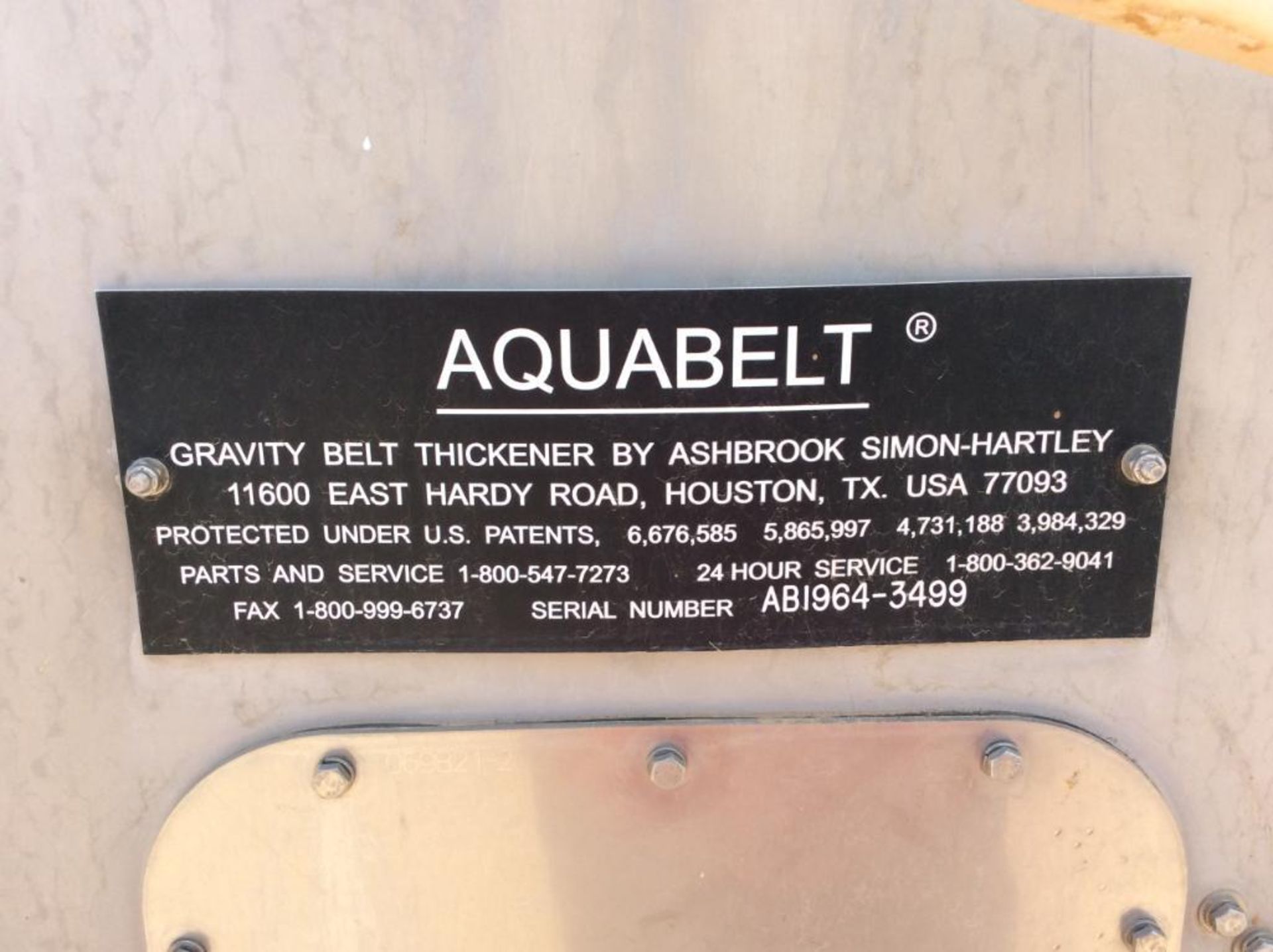 2010 Ashbrook AB 1964 Aquabelt 2-meter Gravity Belt Thickener (GBT) - Image 10 of 23