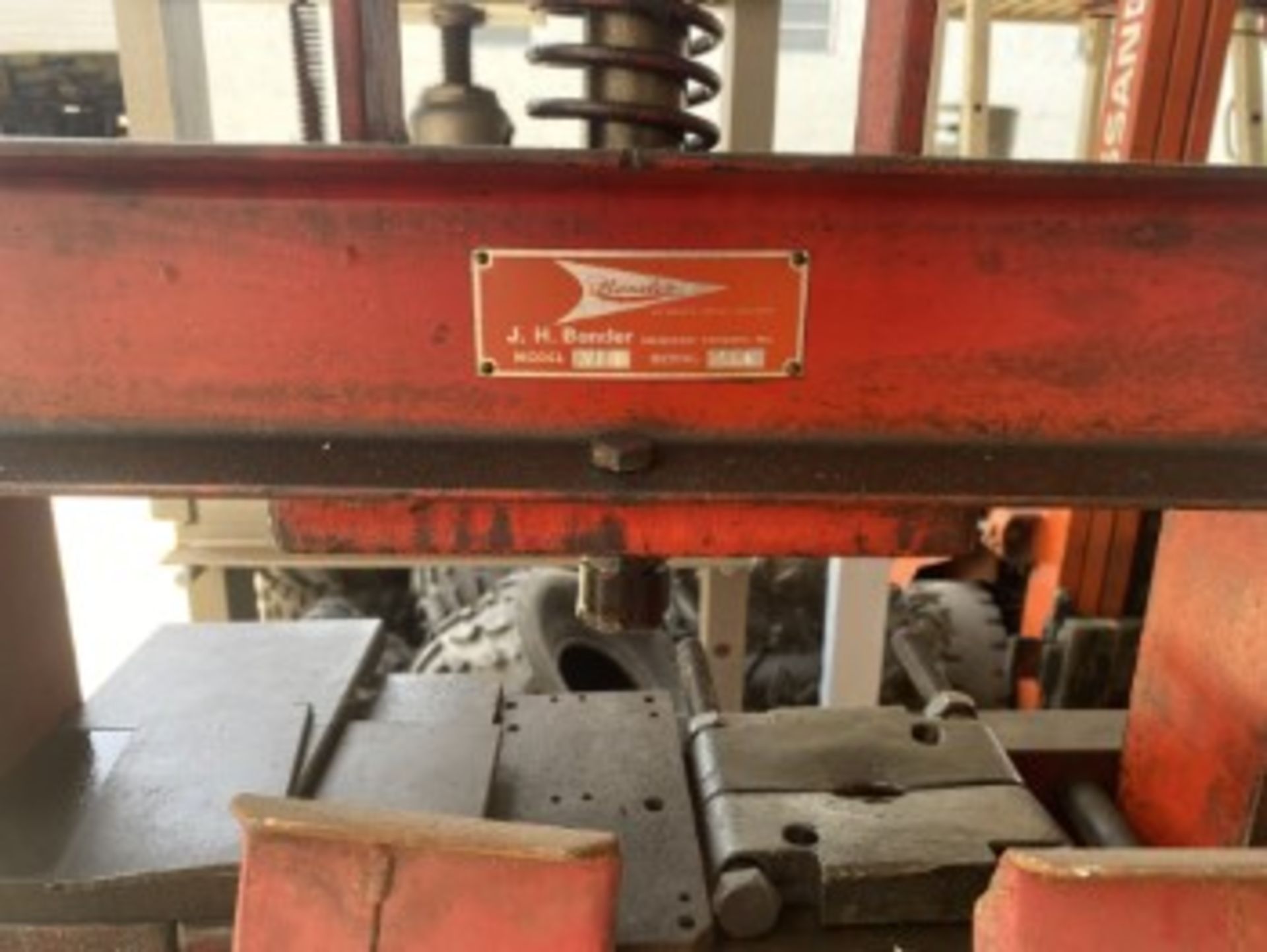 JH BENDER P112 RED HYDRAULIC BENDER - SERIAL No. 784 - Image 4 of 4