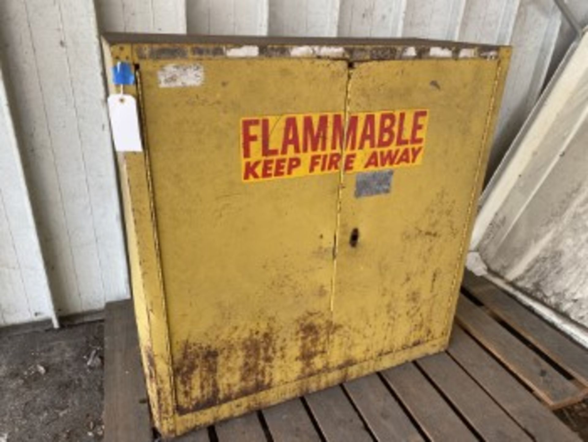 YELLOW FLAMMABLE CABINET