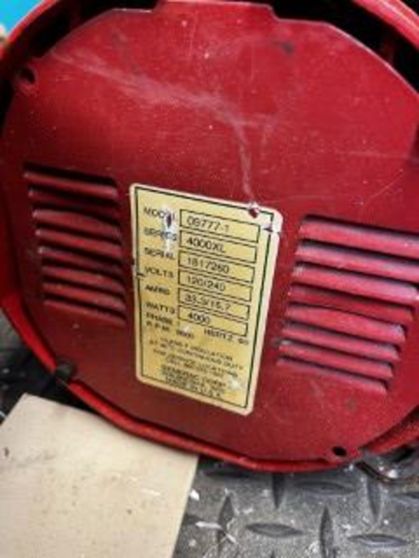 ELECTRIC MOTOR - 120/240V / 33 AMP - Image 2 of 2