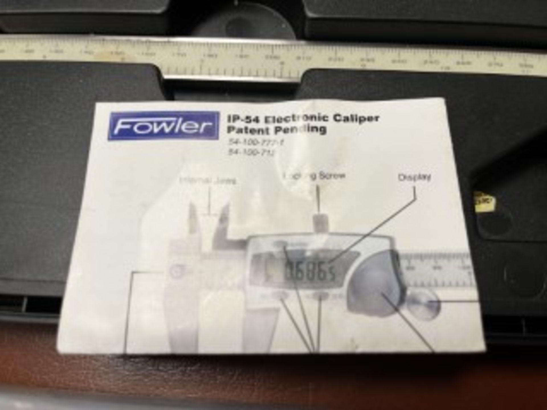 ASSORTED PIECES - 2- FOWLER ELECTRONIC MICROMETER X / 1- FOWLER ELECTRONIC CALIPER - Image 7 of 7