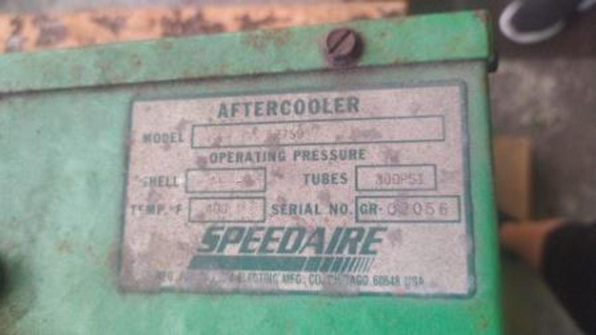 SPEEDAIRE 57759 AFTERCOOLER - SERIAL No. GR-02056 - Image 9 of 9