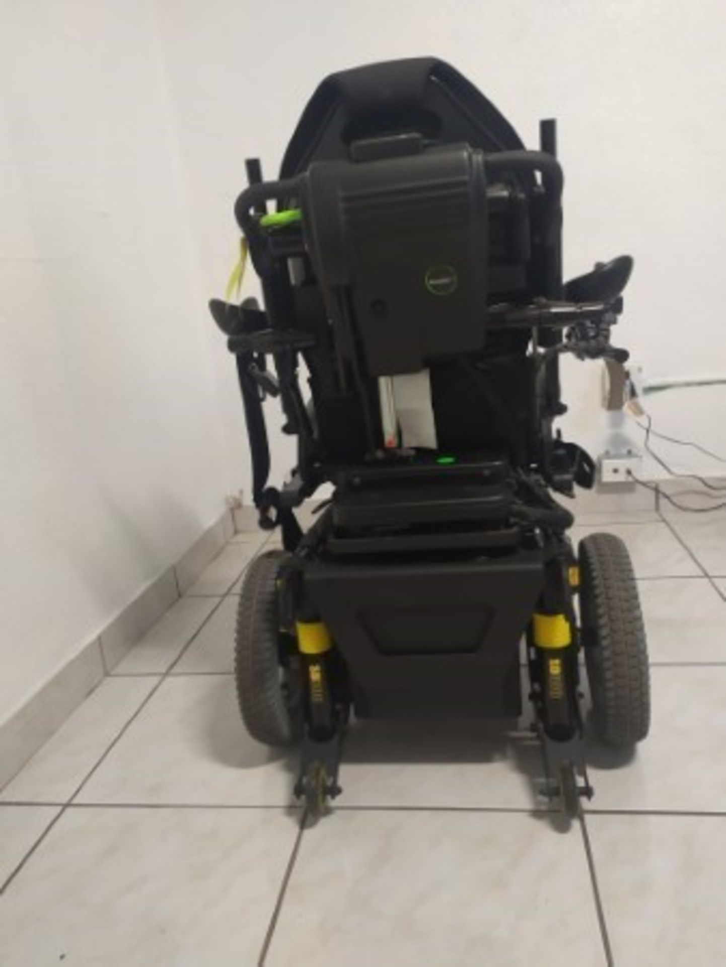 2014 INVACARE ATO-36TO3-MCG 6-WHEEL REHAB POWER CHAIR WITH JOYSTICK CONTROL, KEYBOARD, RECLINING SEA - Image 2 of 9