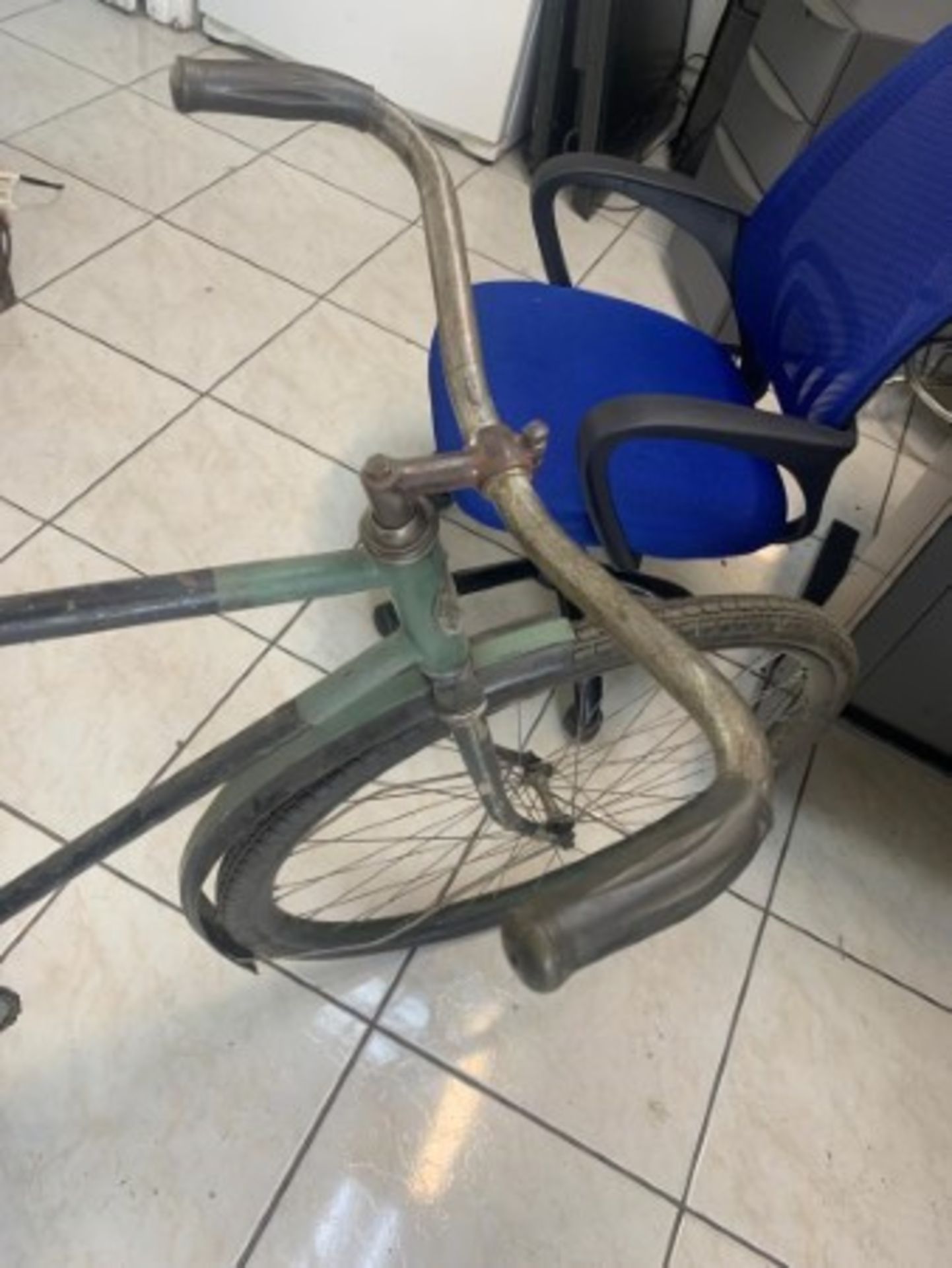 PEERLESS ROADSTER BICYCLE - 1900's / LEATHER SEAT / WOOD WHEELS - Image 11 of 13