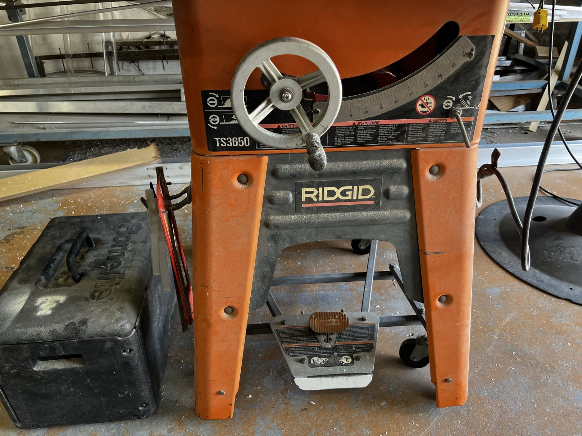 RIGID TS3650 CAST IRON TABLE SAW - 10'' (LOCATED IN WEST PALM BEACH, FL) - Image 2 of 3