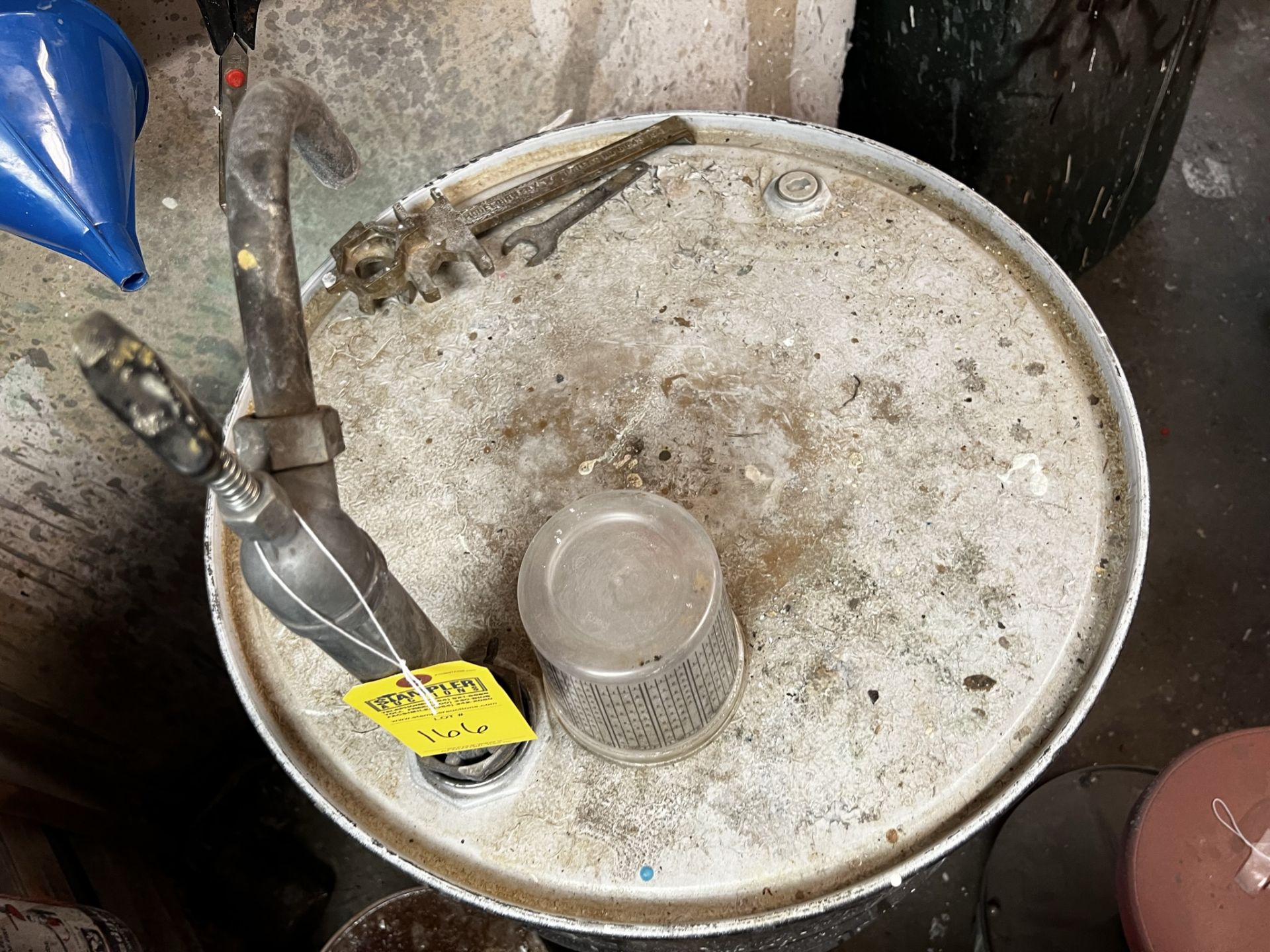 DRUM OF ACETONE WITH PUMP (LOCATED IN WEST PALM BEACH, FL) - Image 2 of 3