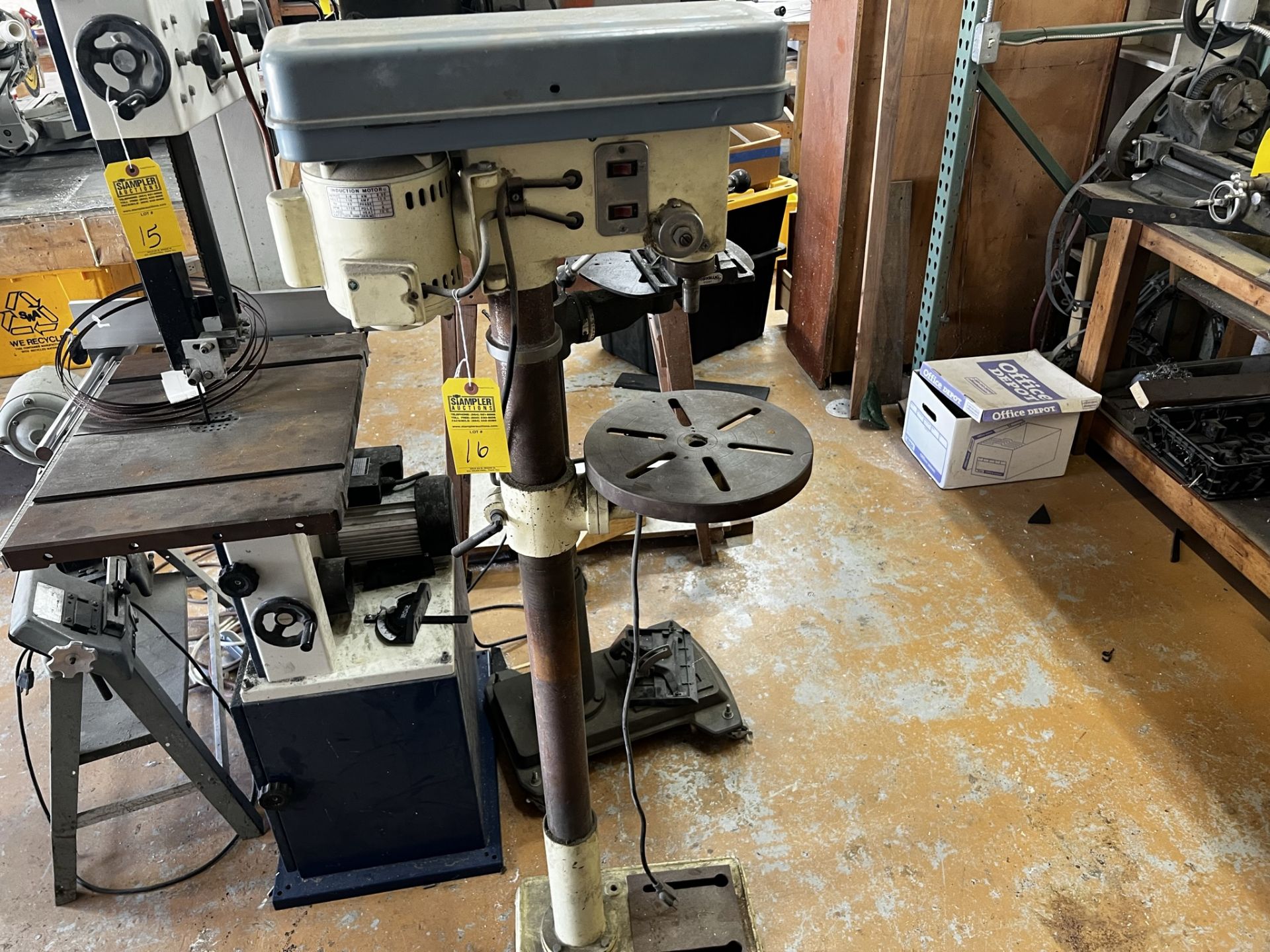 CUMMINS DP16-3113 DRILL PRESS - 3/4 HP (LOCATED IN WEST PALM BEACH, FL) - Image 3 of 3