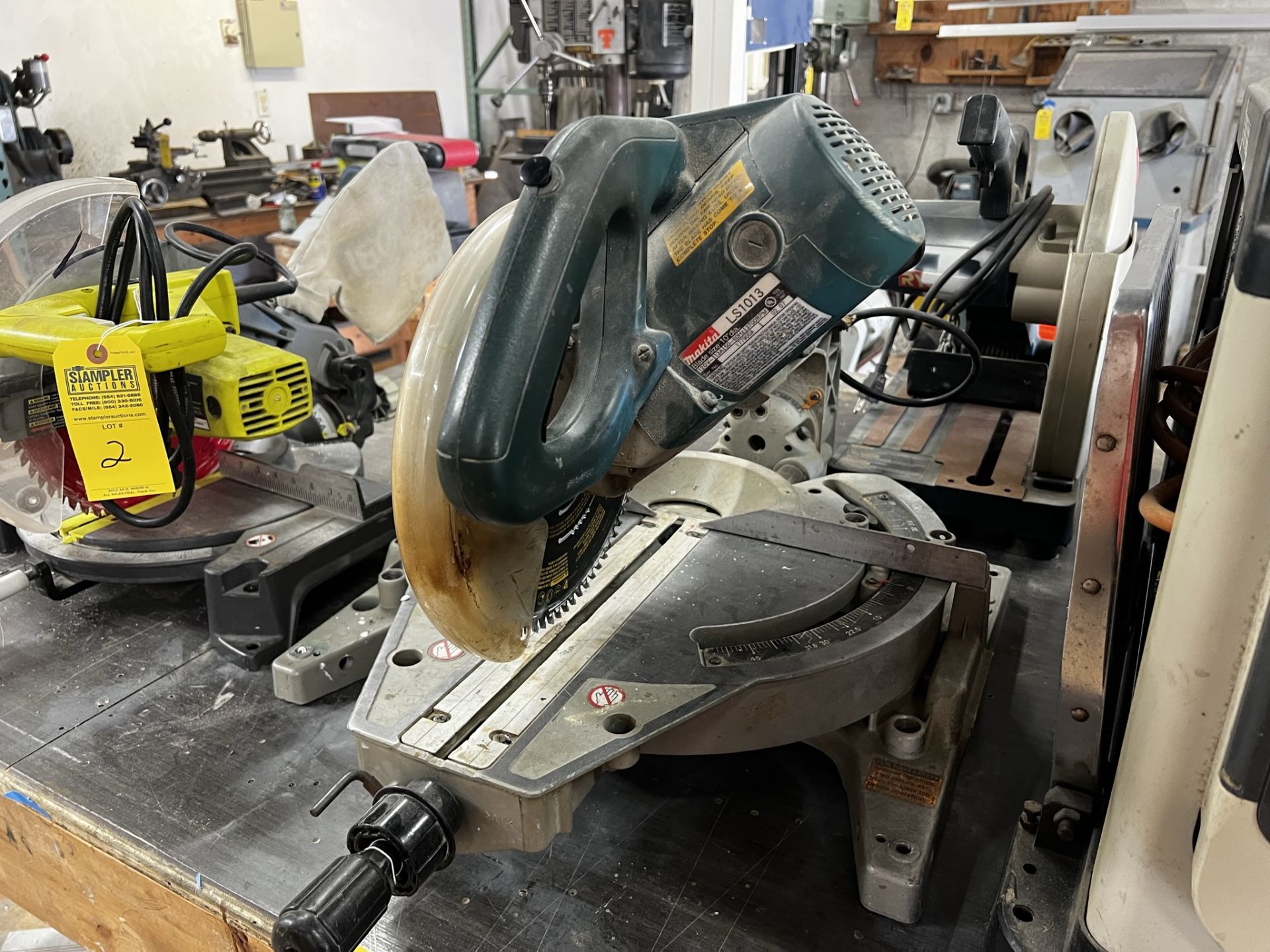 MAKITA LS1013 RAIL CHOP SAW (LOCATED IN WEST PALM BEACH, FL) - Image 3 of 3