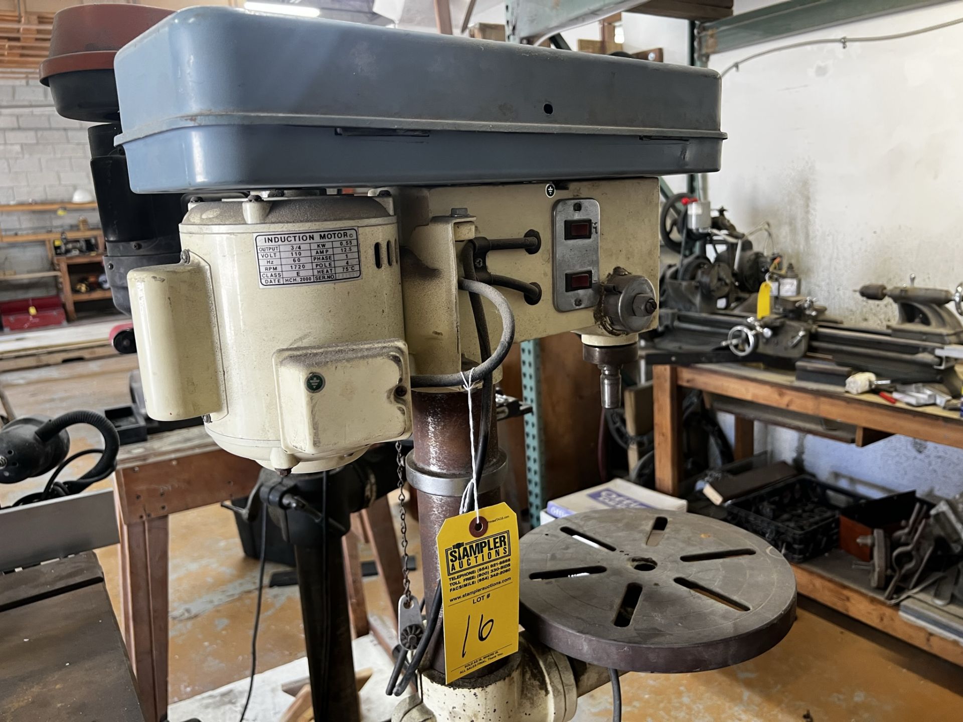 CUMMINS DP16-3113 DRILL PRESS - 3/4 HP (LOCATED IN WEST PALM BEACH, FL)