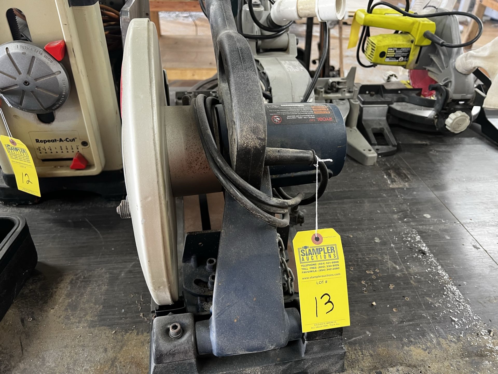 RYOBI C357 MITER SAW (LOCATED IN WEST PALM BEACH, FL) - Image 2 of 3