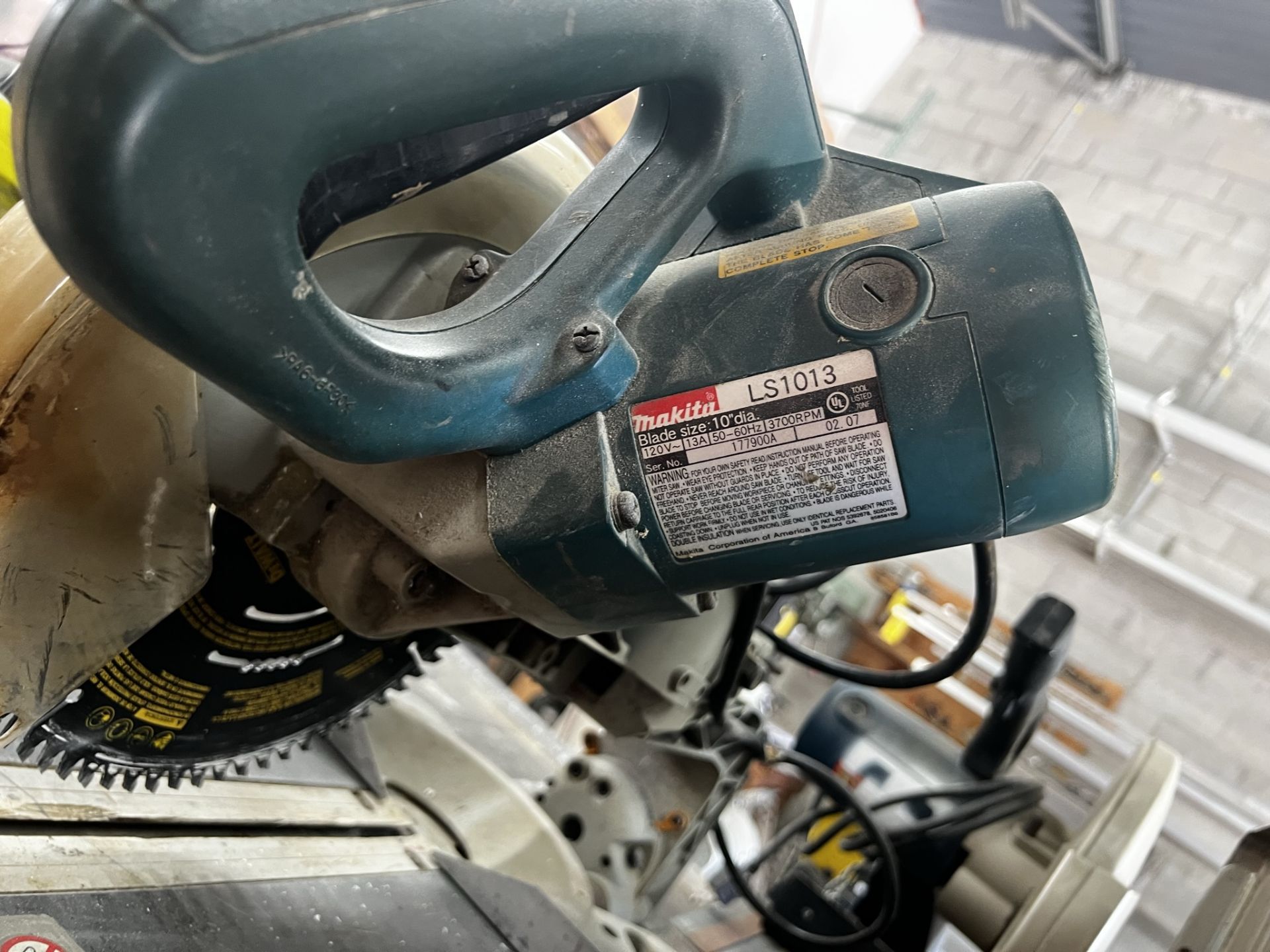 MAKITA LS1013 RAIL CHOP SAW (LOCATED IN WEST PALM BEACH, FL) - Image 2 of 3