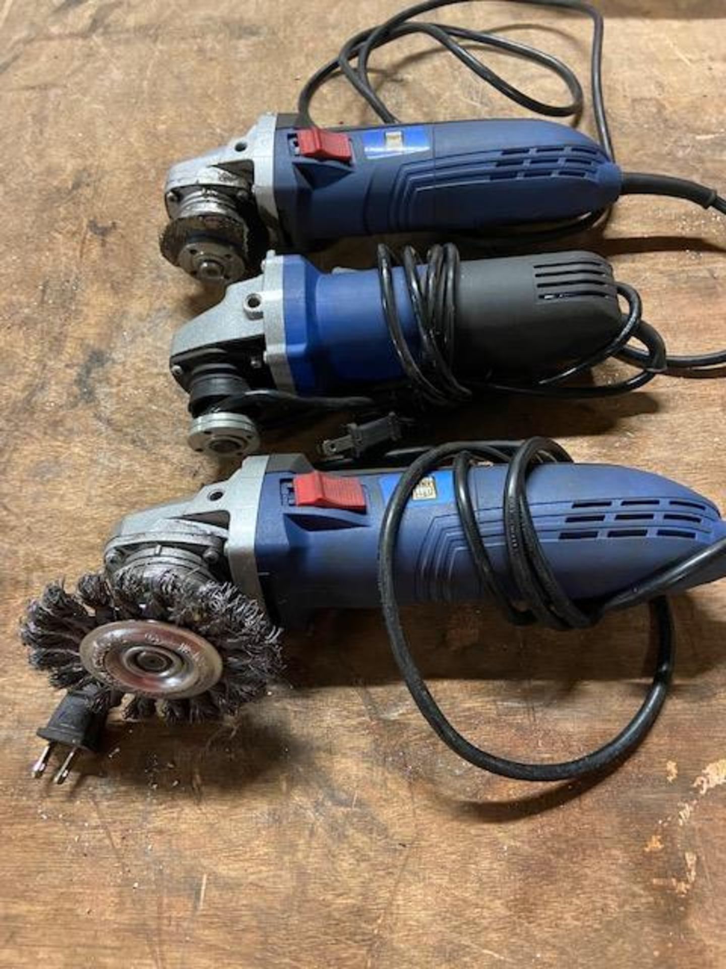 Lot of 3 Angle Grinder units