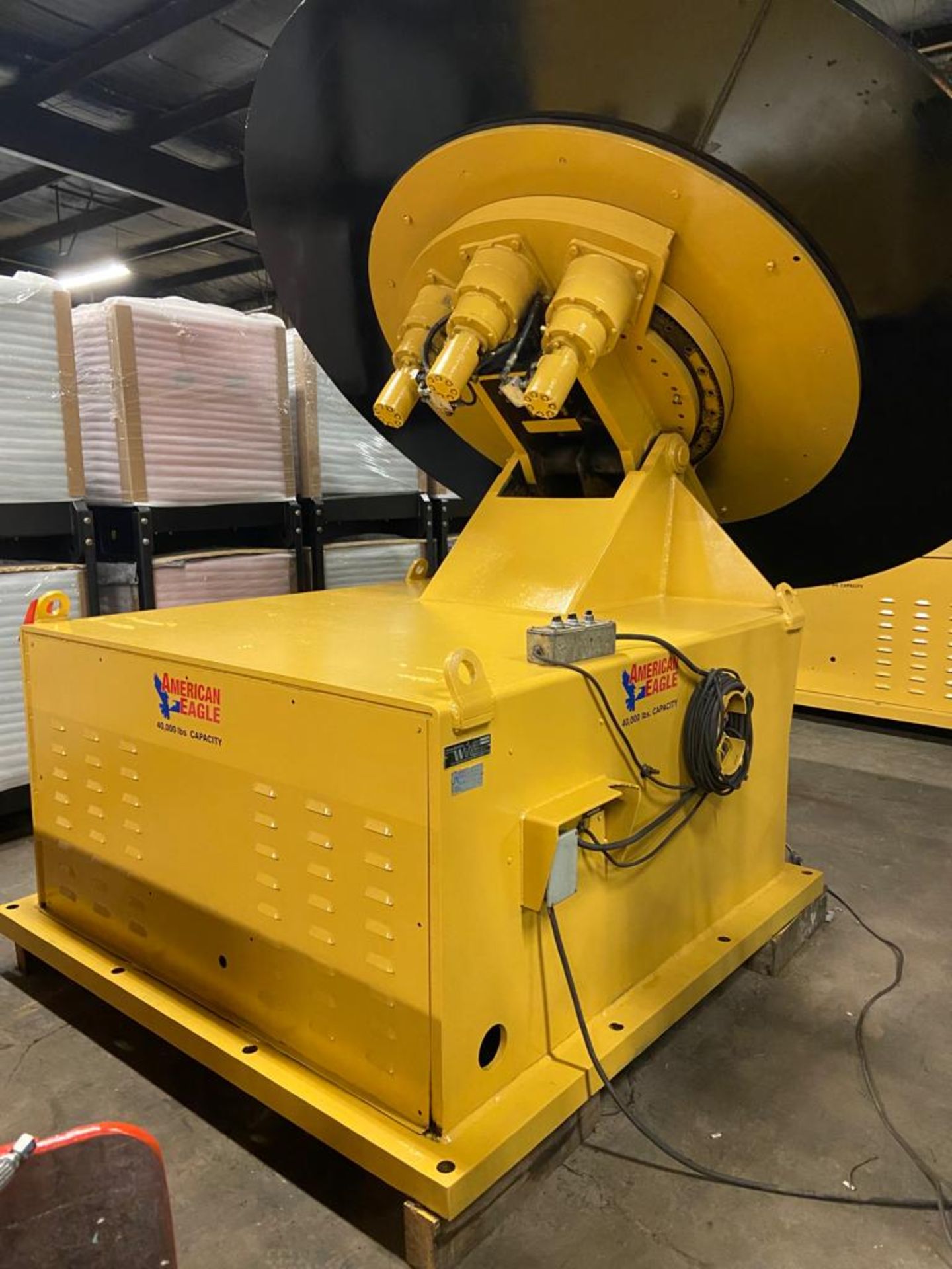 American Eagle WELDING POSITIONER 40000lbs capacity - tilt and rotate with pendant controller unit -