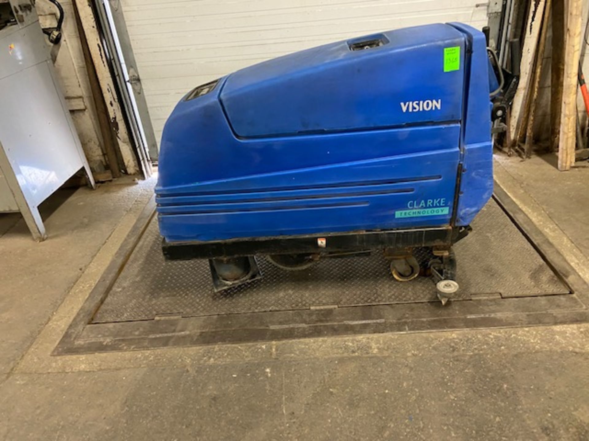 Clark Walk Behind Electric Sweeper Scrubber Unit - Clark vision - missing front brush unit