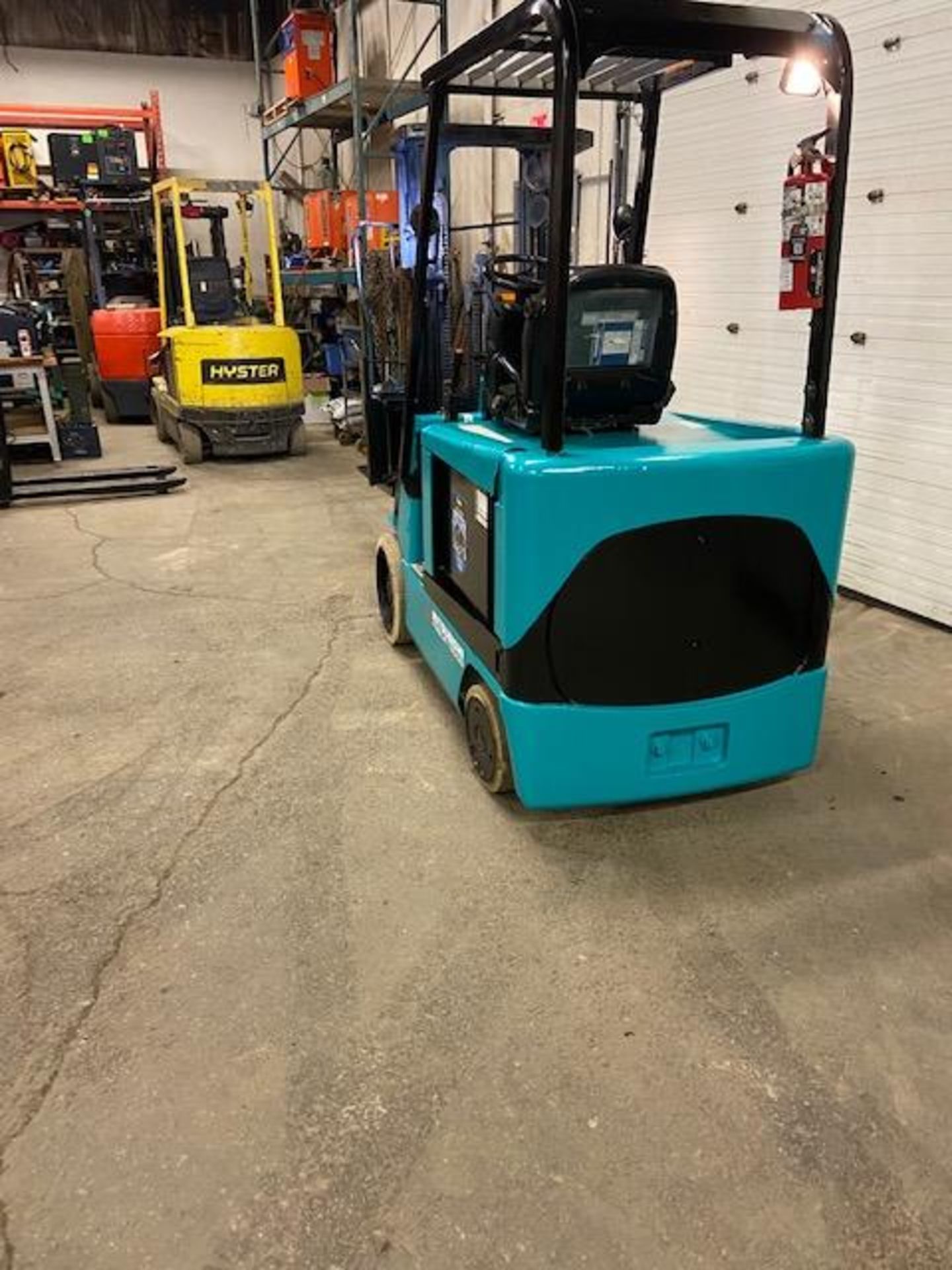 FREE CUSTOMS - Mitsubishi 5000lbs Capacity Forklift Electric with 3-stage mast with sideshift - Image 3 of 3