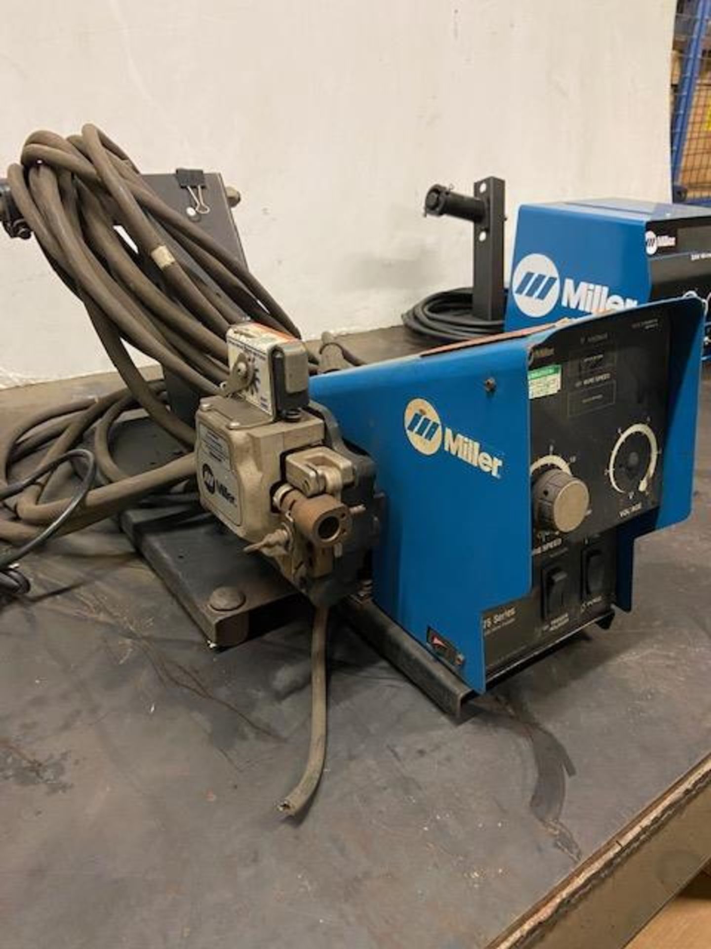 Miller 70 Series 4-wheel Wire Feeder with cables COMPLETE