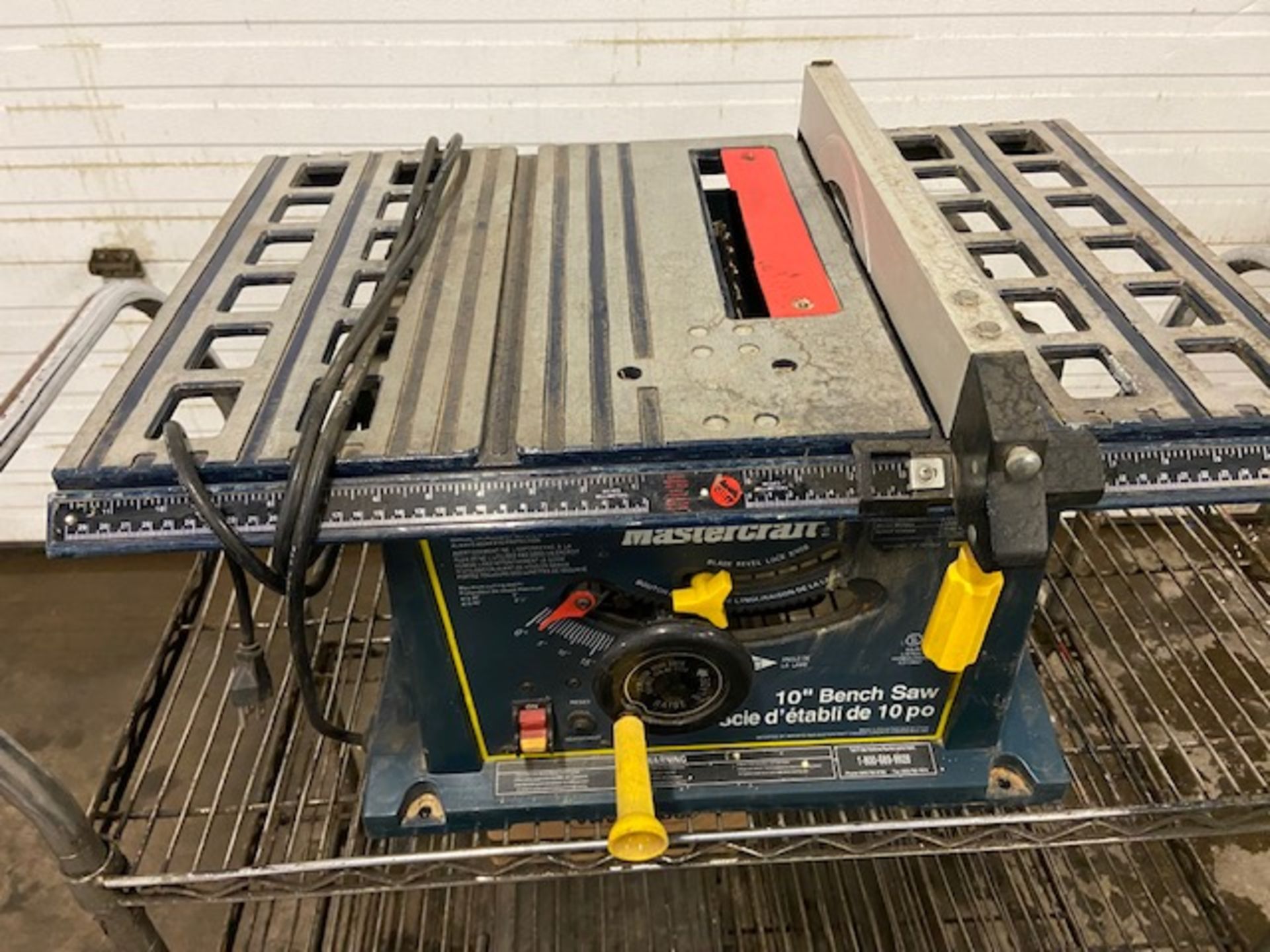 Mastercraft 10" Bench Saw Table Saw Unit