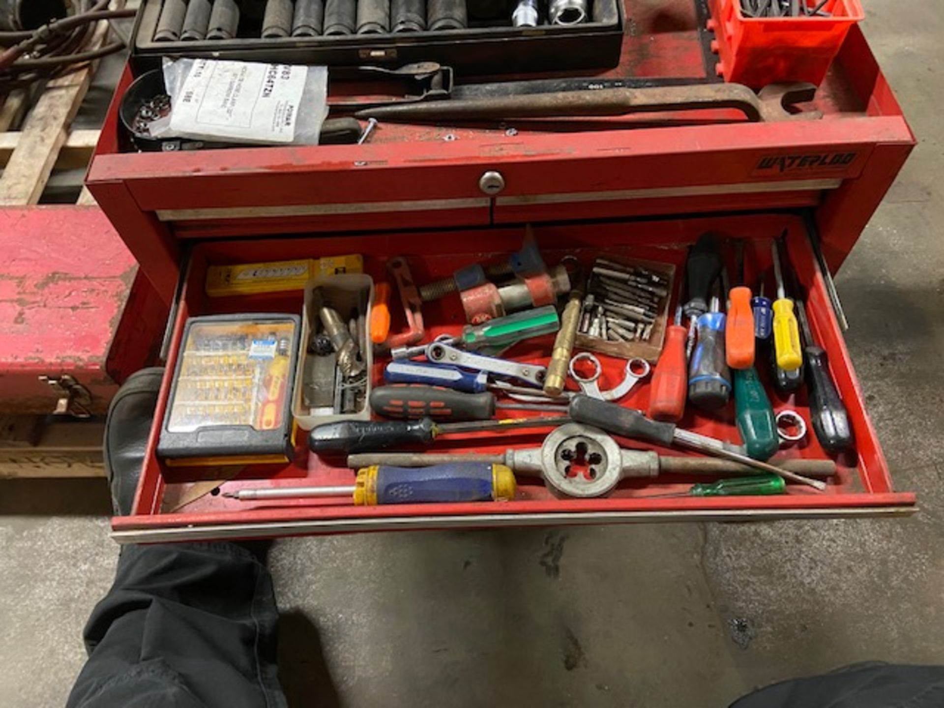 Waterloo Tool Box cabinet unit with contents complete - Image 3 of 4