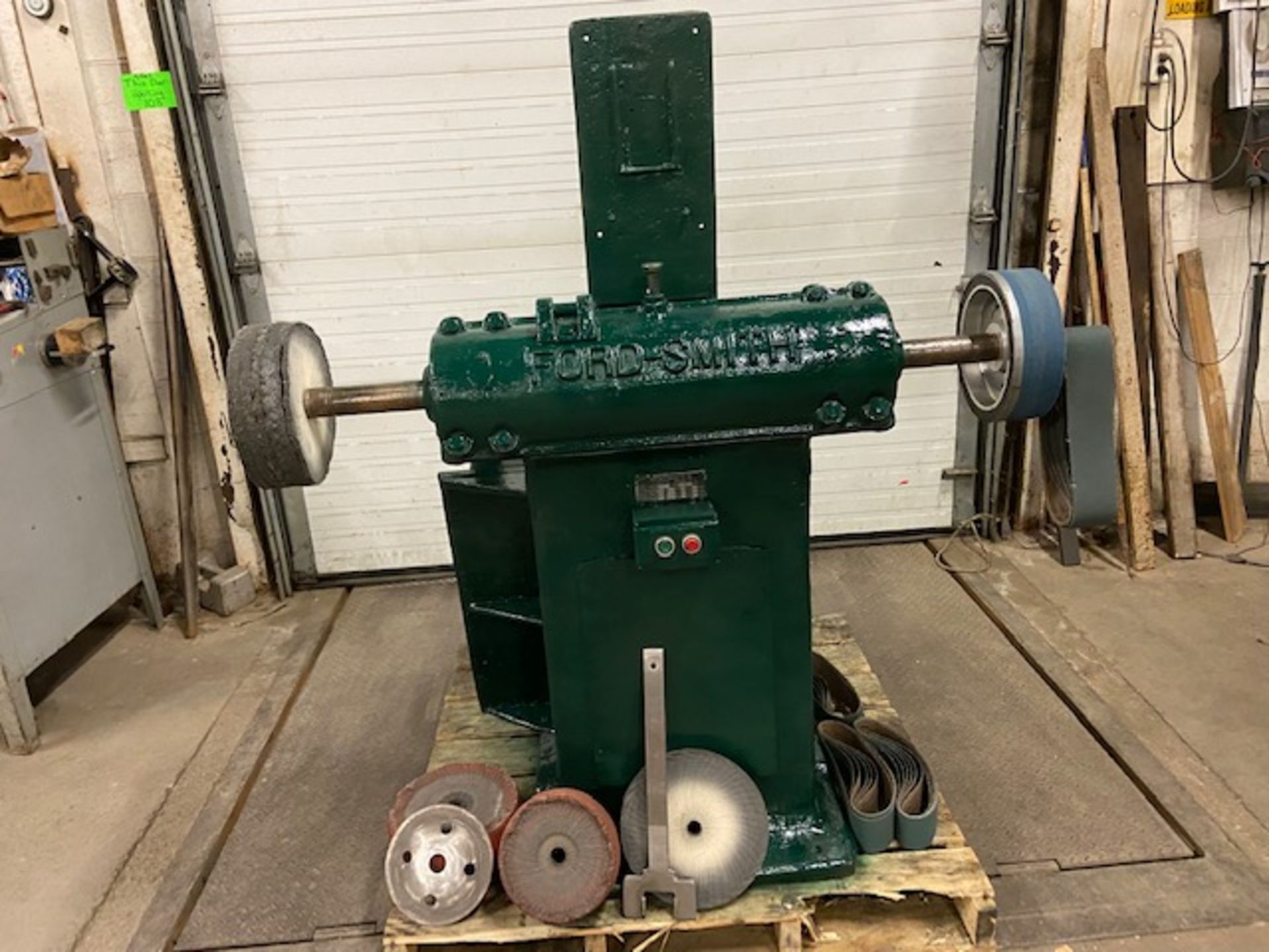 Ford Smith Buffer Polisher Sander Unit with Spare parts - 4' wide unit MINT