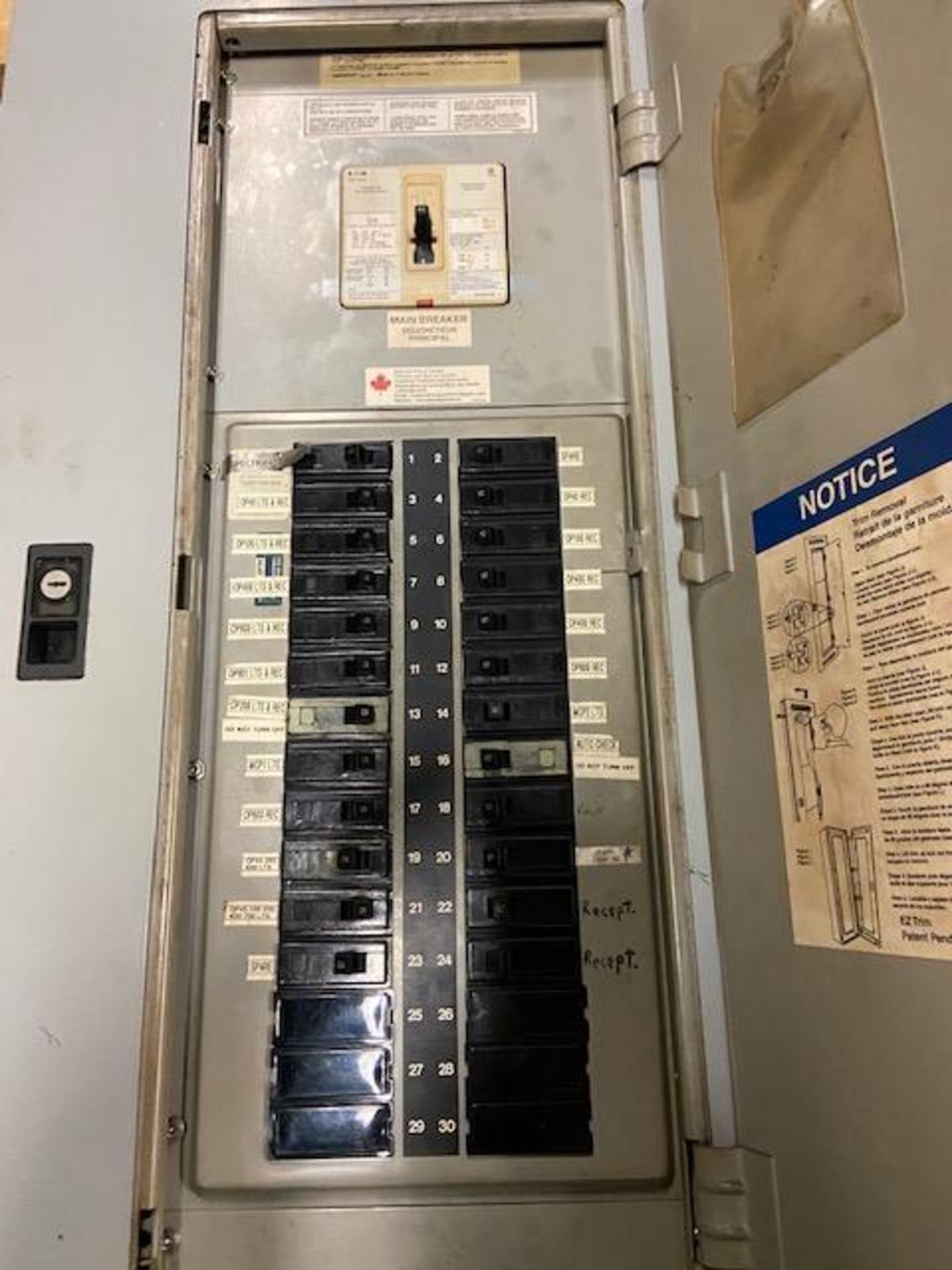 Eaton Electrical Panel 60 amp 480V