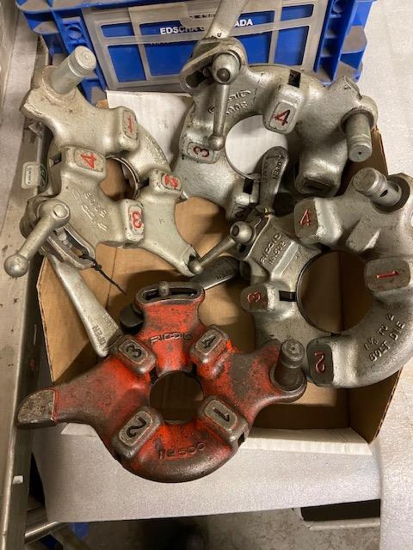 Lot of 4 Ridgid Pipe Threading Dies