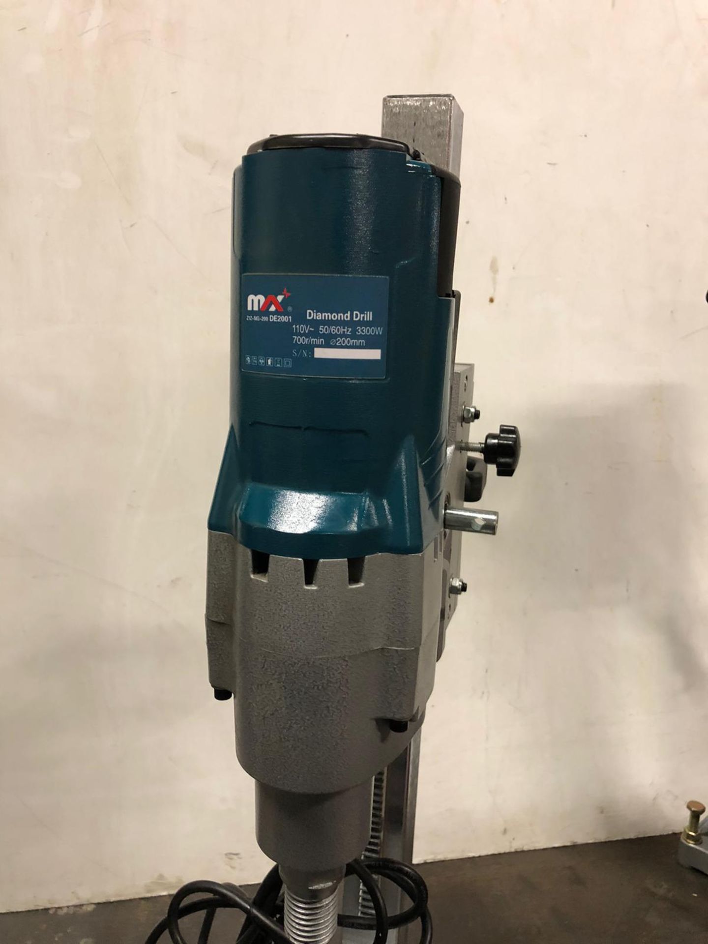 BRAND NEW MAX DE2001 Diamond Core Drill Unit 3300W - Image 2 of 3