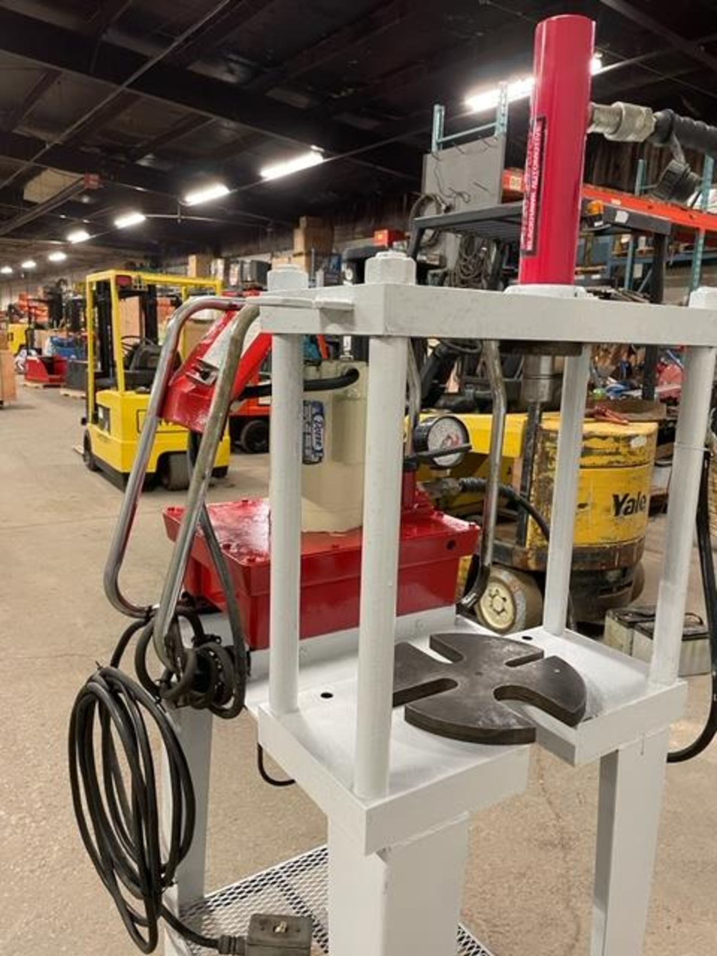 Enerpac Hydraulic Powerpack Pump with 10 Ton Press unit - Image 2 of 2