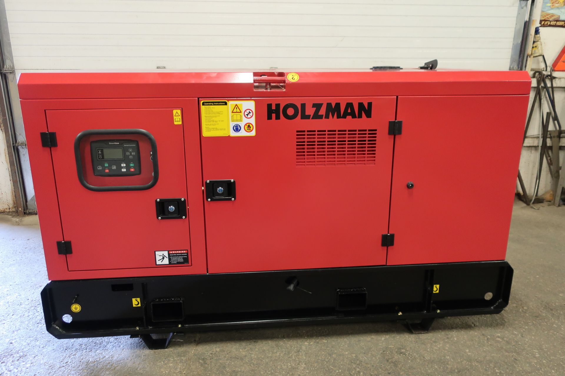 NEW Holzman PowerGen Diesel Generator with Smartgen Controller - 30 KW / 30 KVA - 220V 98.4 amp
