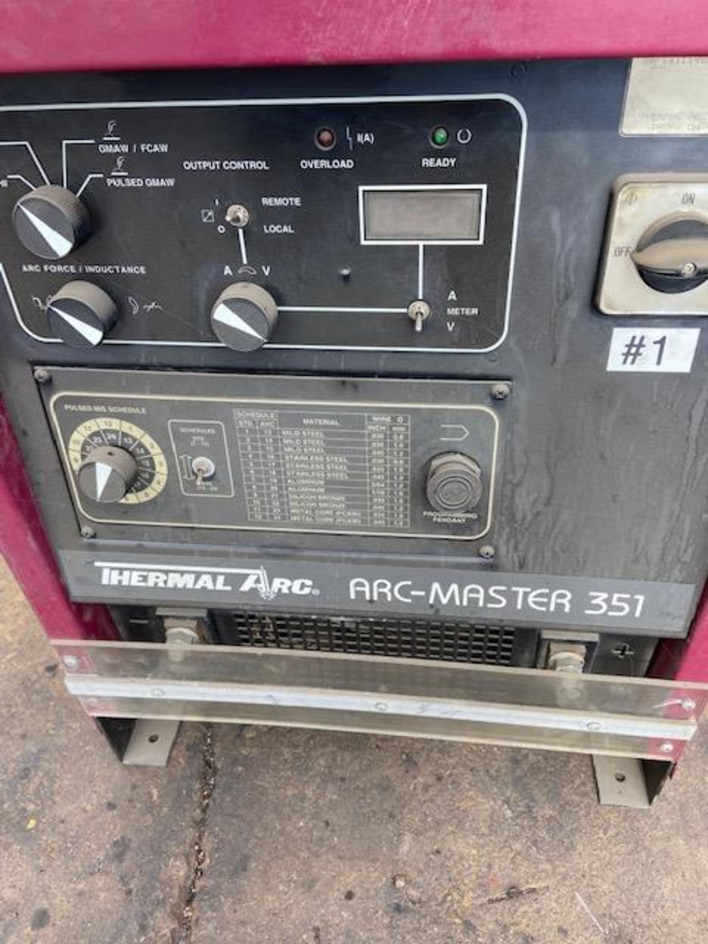 Thermal Arc-Master 351 350 amp mig welder unit - 230/400/460V