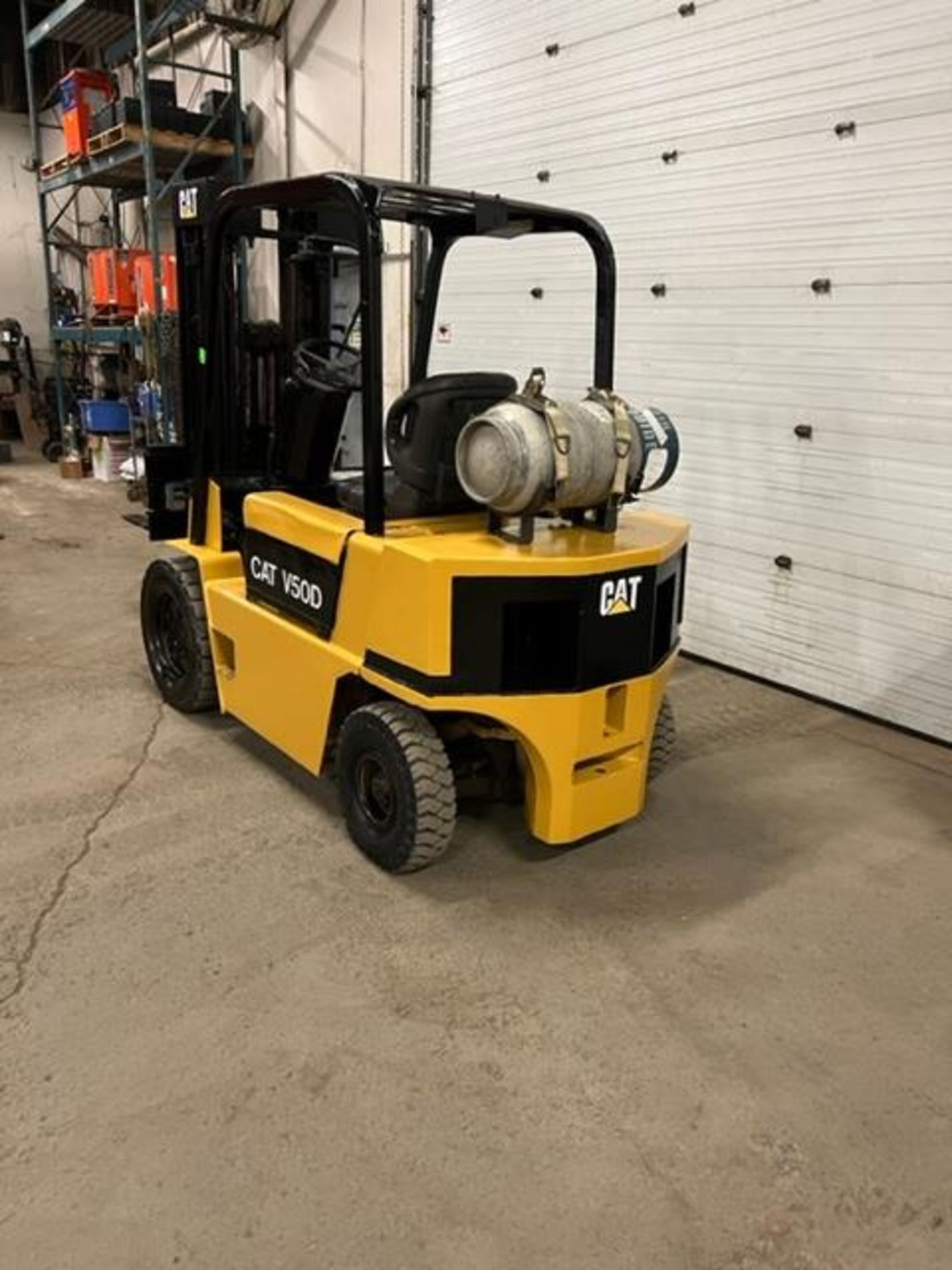 FREE CUSTOMS - CAT model 50 5,000lbs Capacity OUTDOOR Forklift LPG (propane) with SIDESHIFT - Image 3 of 3