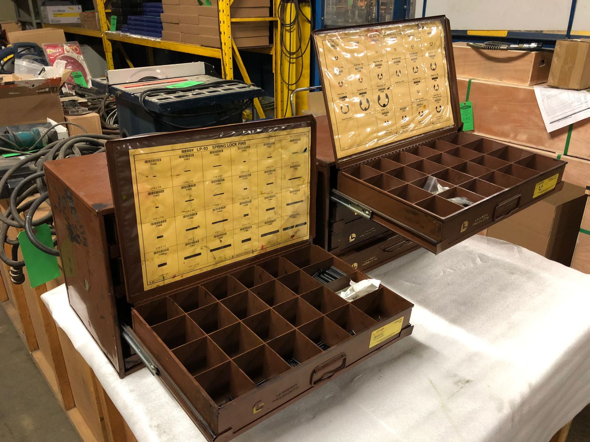 Lot of Toolbox Shelves with tooling - Image 2 of 3