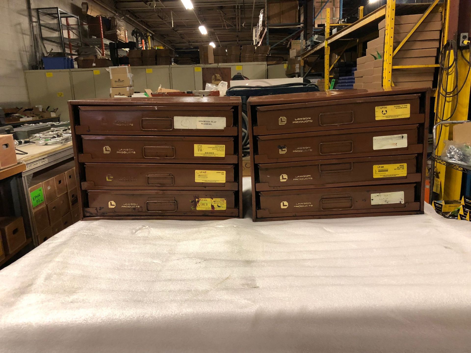Lot of Toolbox Shelves with tooling