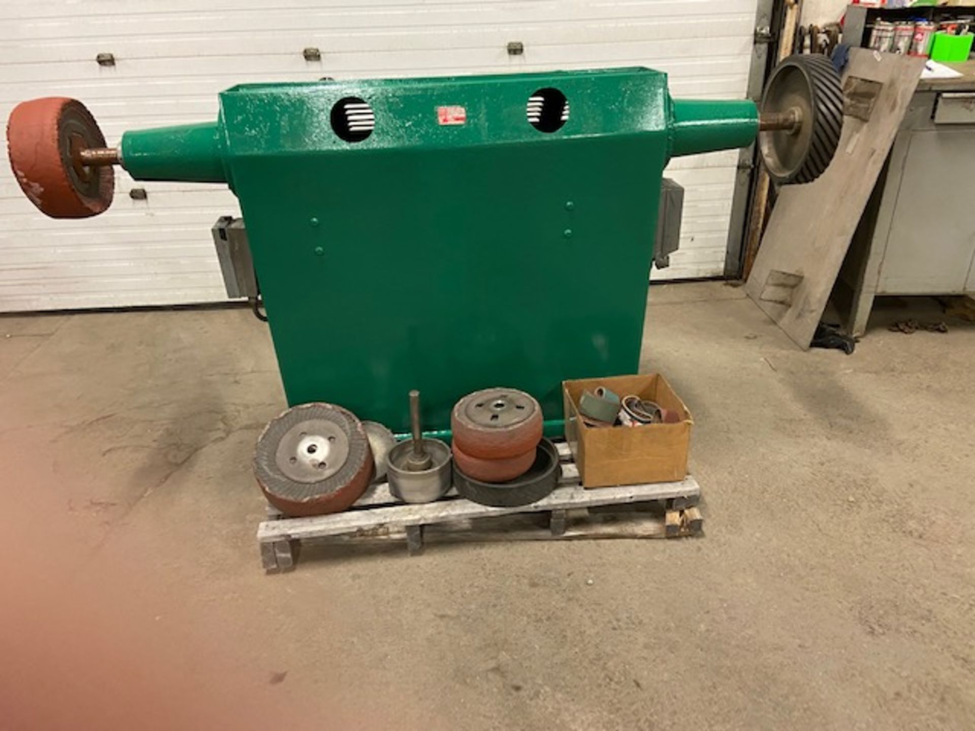 Poliec Buffer Polisher Sander Unit with Spare parts - 7' wide unit MINT