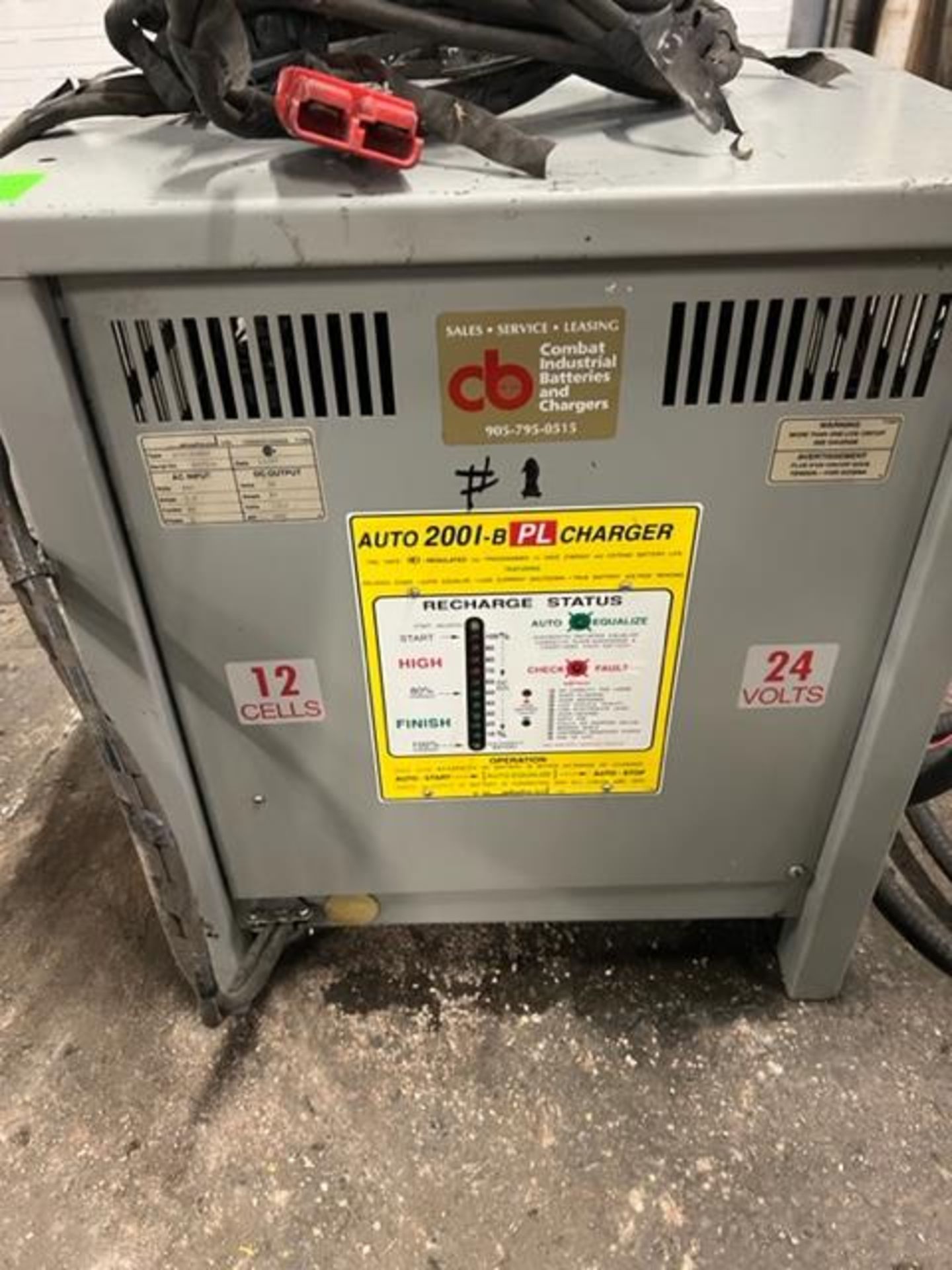 Auto 2001-B PL Forklift Battery Charger 48V Unit