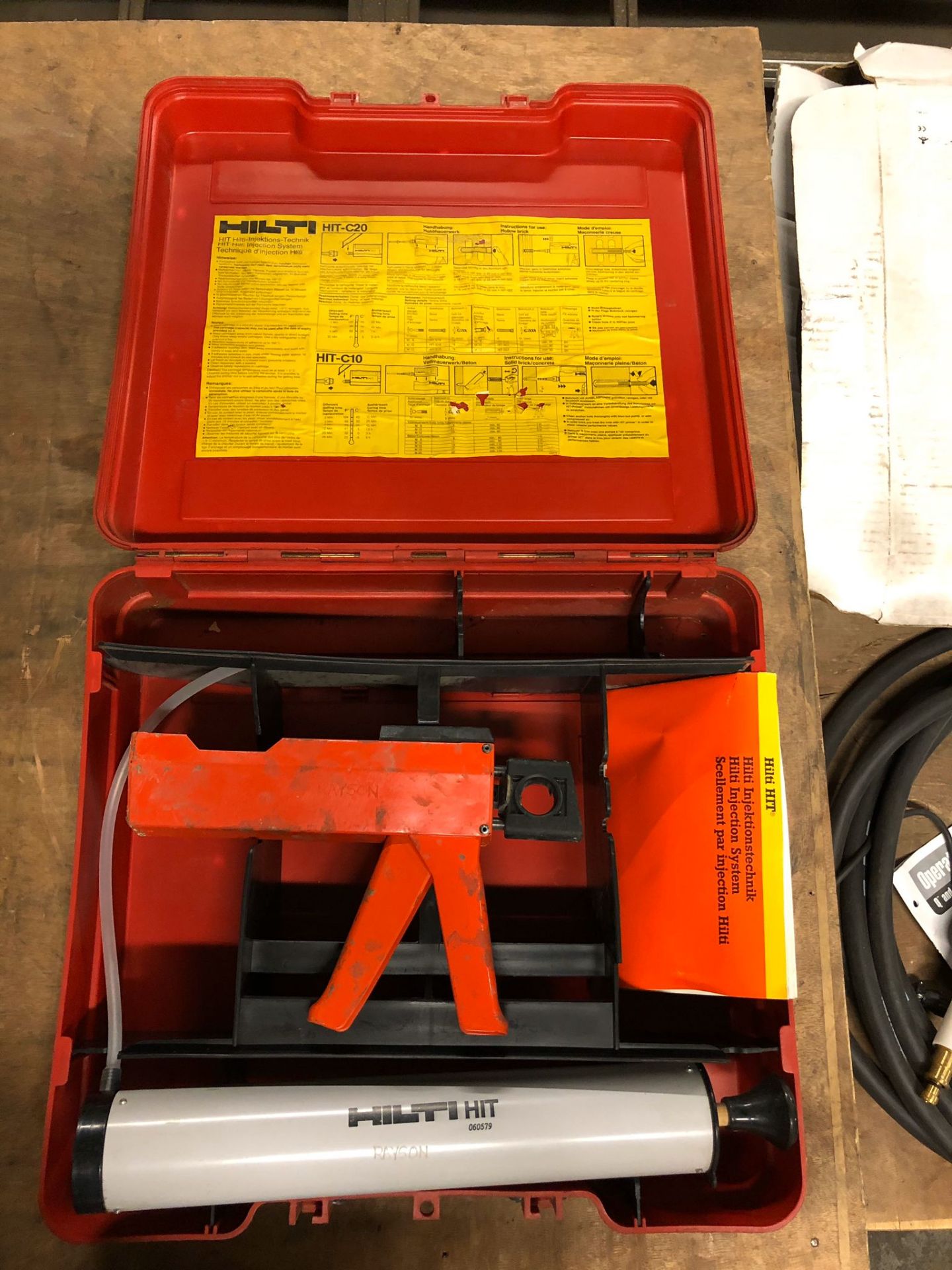 Hilti Injectrion System Kit Complete with case