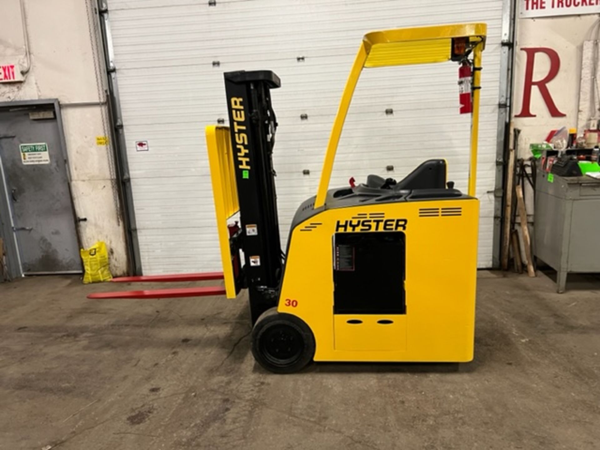 FREE CUSTOMS - Nice 2012 Hyster 3,000lbs Capacity Counter Balance Forklift Stand Up Electric with