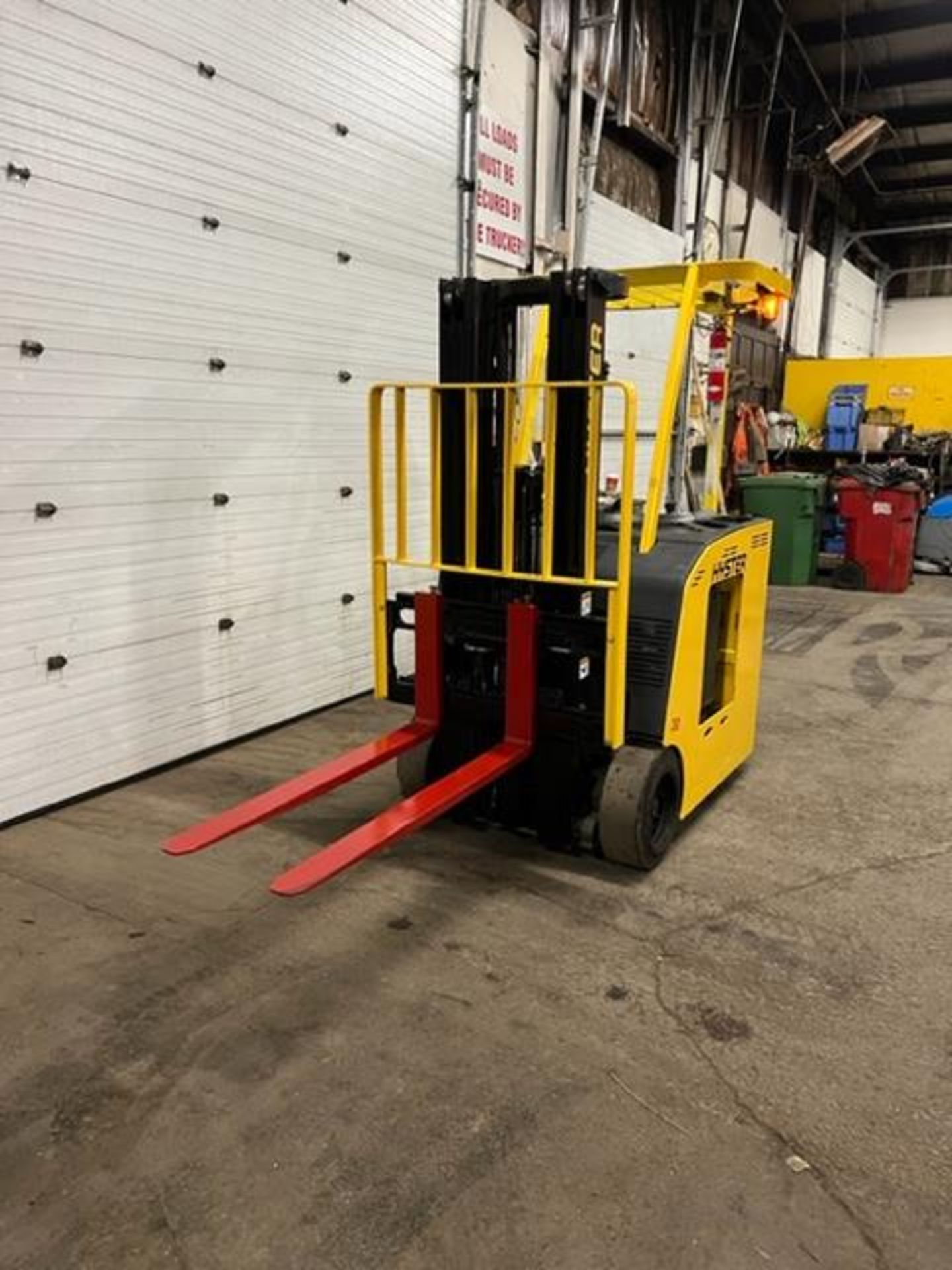 FREE CUSTOMS - Nice 2012 Hyster 3,000lbs Capacity Counter Balance Forklift Stand Up Electric with - Image 3 of 4