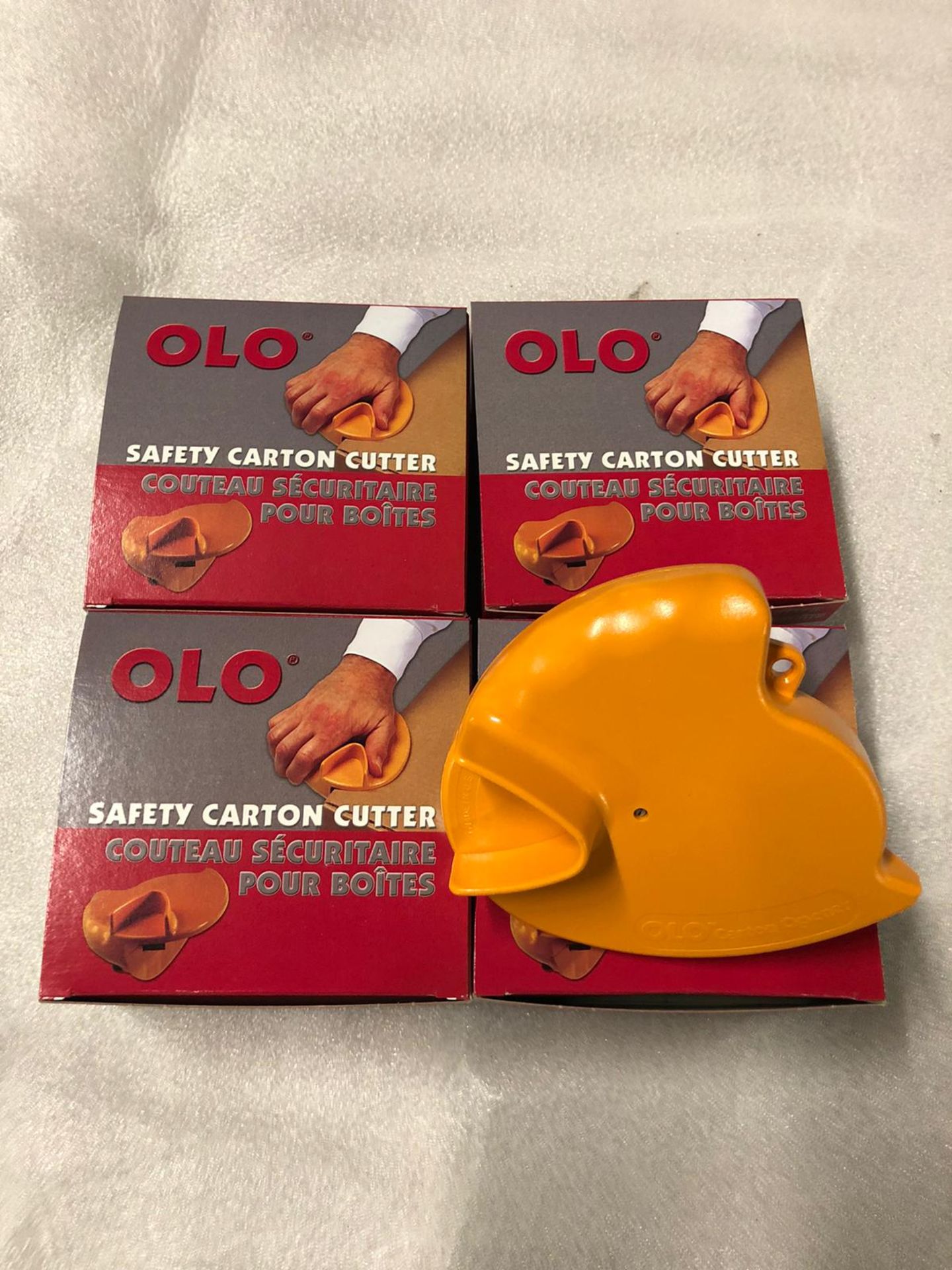 Lot of 4 boxes of Safety carton cutters