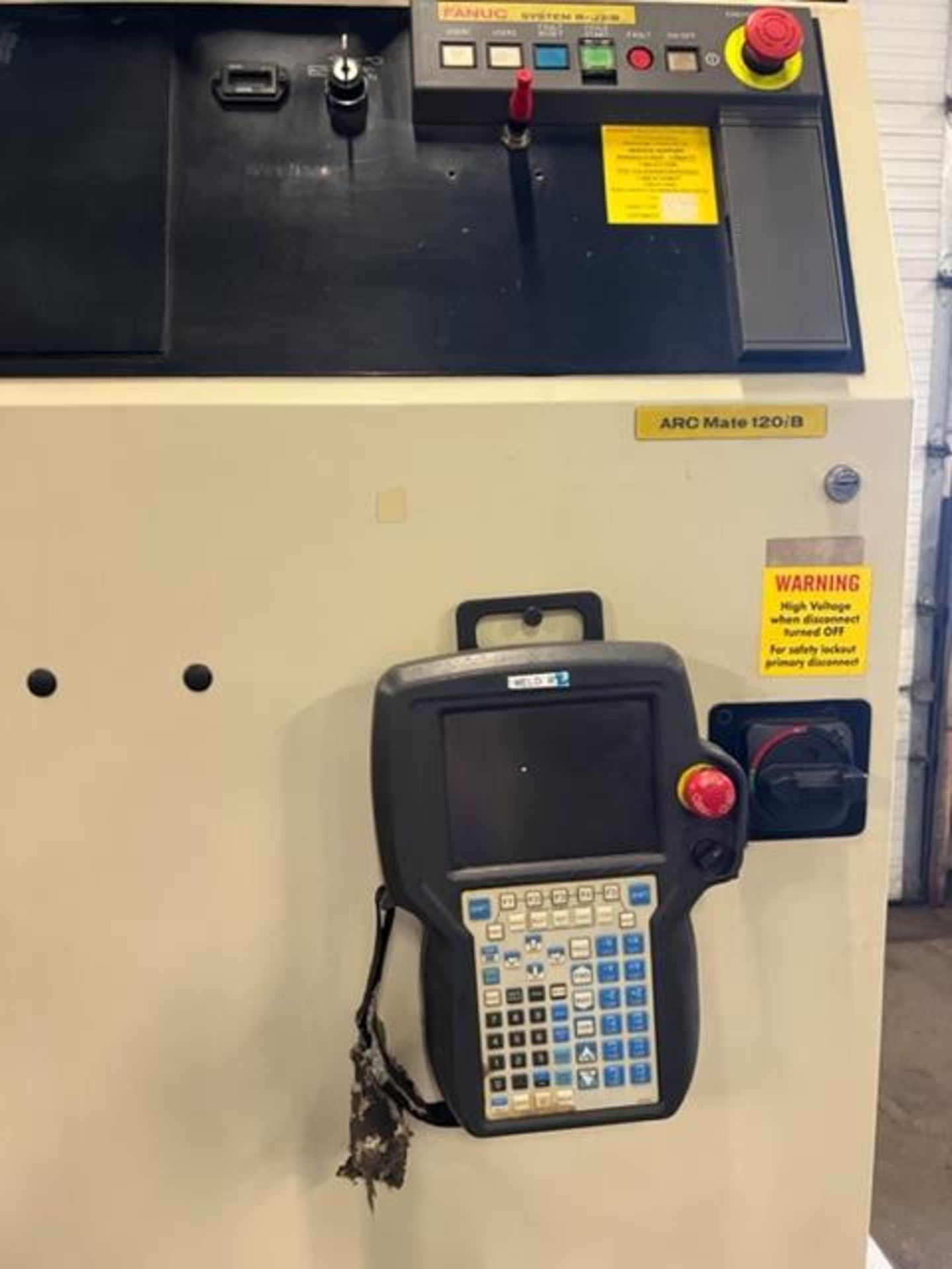 MINT Fanuc Arcmate 120iB Welding Robot with RJ3iB Controller WITH wire feeder, COMPLETE & Tested - Image 2 of 4
