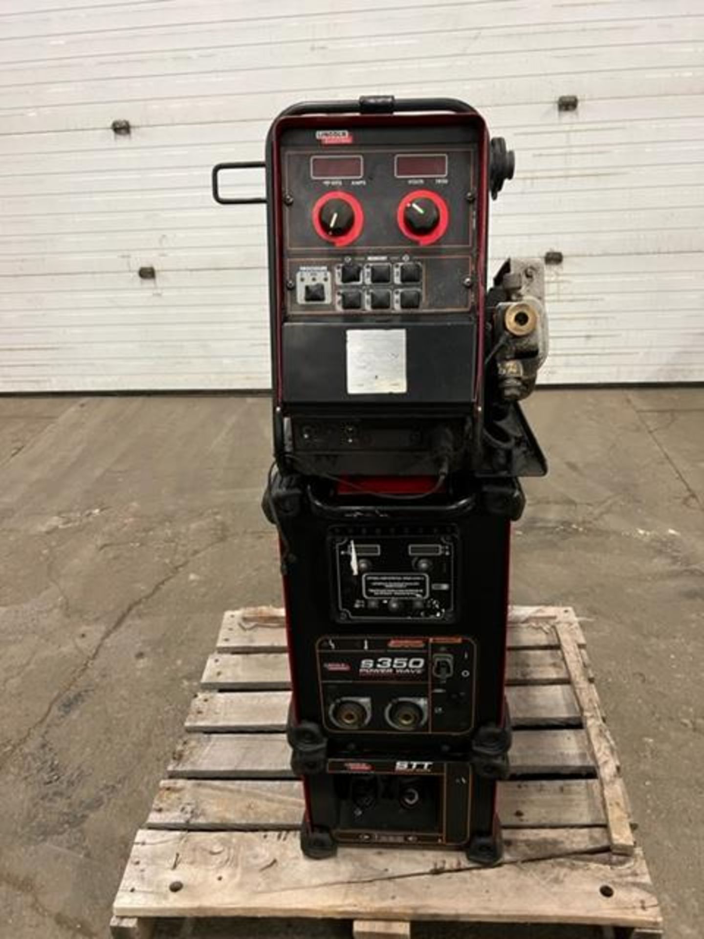 Lincoln S350 Powerwave STT Welder with Powerfeed 10M Wire Feeder Welding Unit 220/460/575V - Image 3 of 6