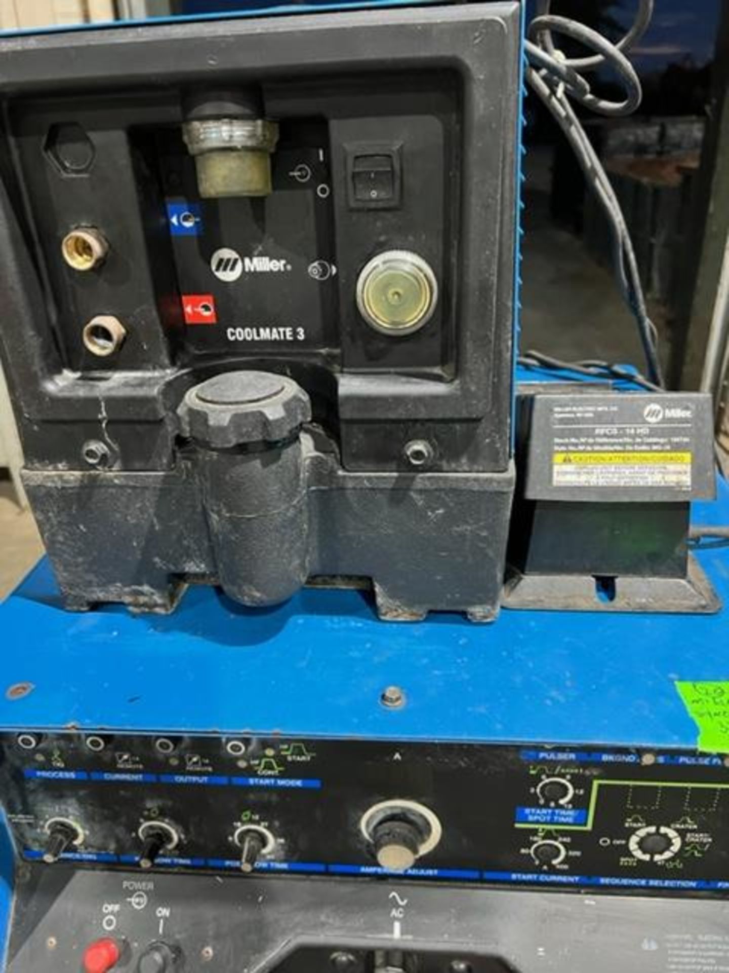 Miller Syncrowave 350 LX Tig Welder 350 AMP COMPLETE with Cables and whip & foot pedal & Miller - Image 2 of 3