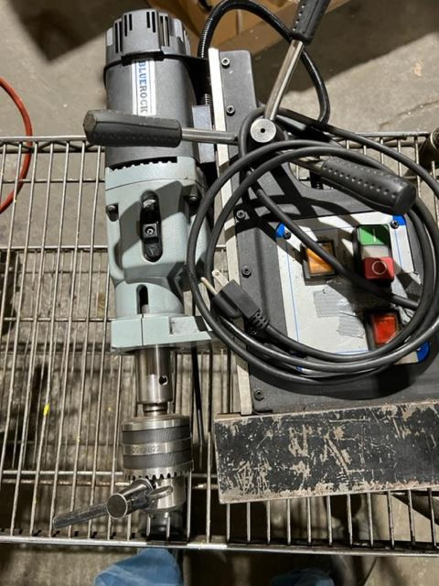 BlueRock Magnetic Mag Drill Unit with Drill Chuck - 120V