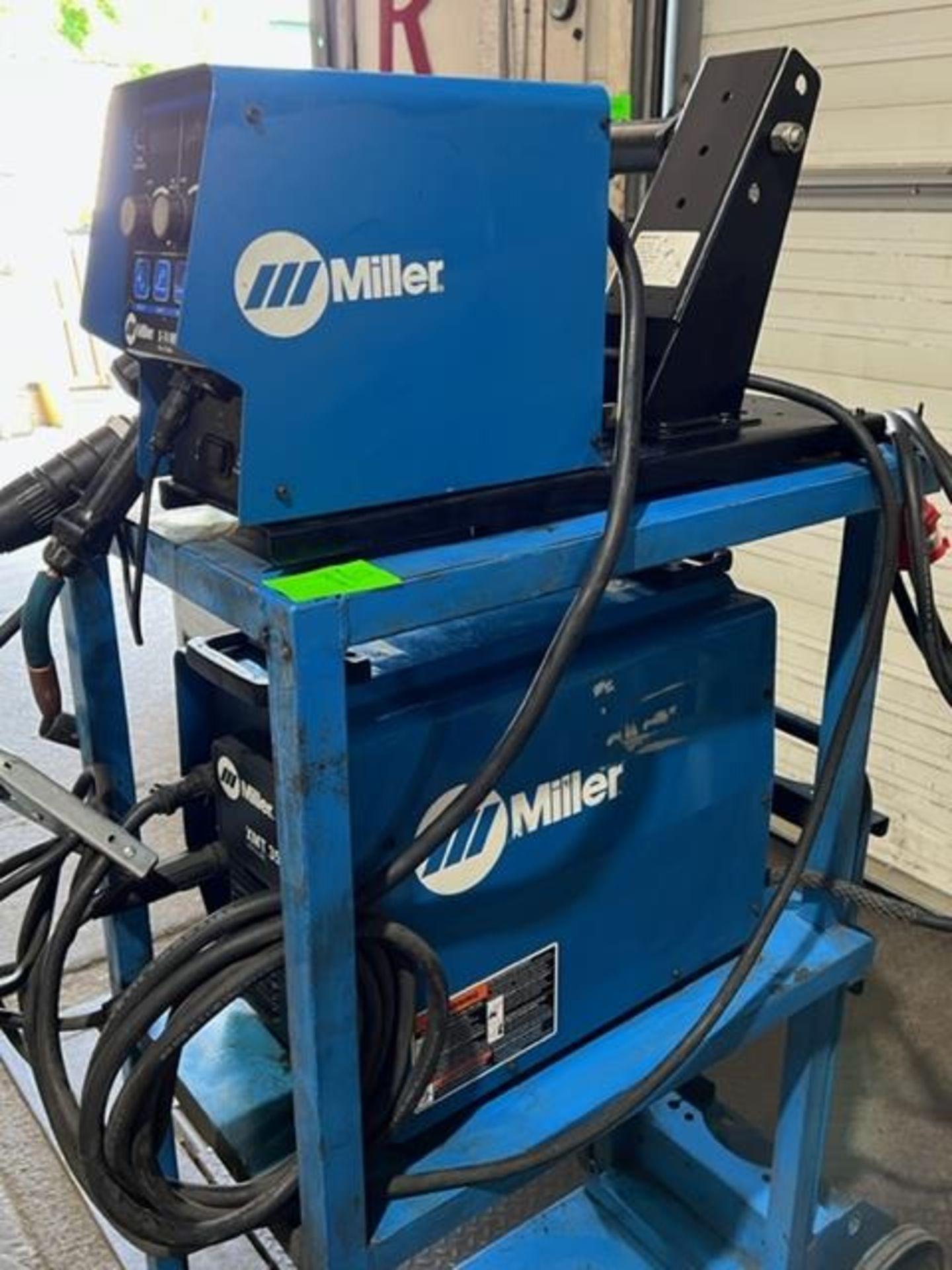 Miller XMT 350 CC/CV Multiprocess Welder with S-74MPA Plus Wire Feeder 4-wheel - COMPLETE - Image 3 of 3