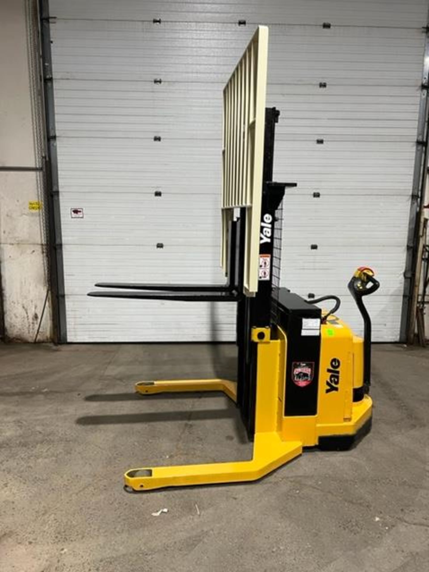 2008 Yale Pallet Stacker Walk Behind Order Picker 4000lbs capacity electric Powered Pallet Cart - Image 2 of 3