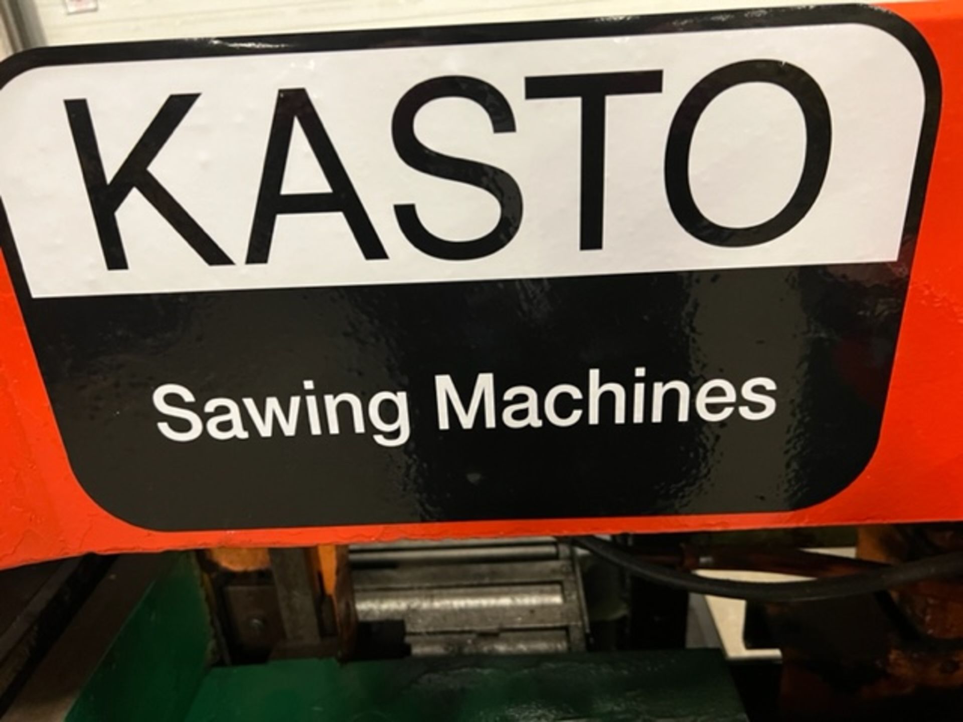 Kasto Saw Made In Germany 360mm 14" Capacity Auto-Clamping with 10' Roller Conveyor NICE UNIT - Image 2 of 4