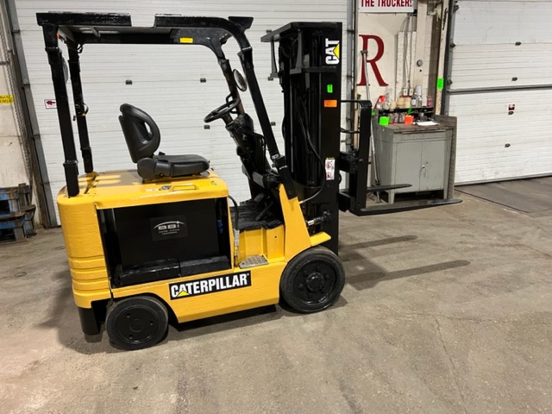 NICE CAT 5,000lbs Capacity Forklift Electric with sideshift & 3-stage mast 36V FREE CUSTOMS