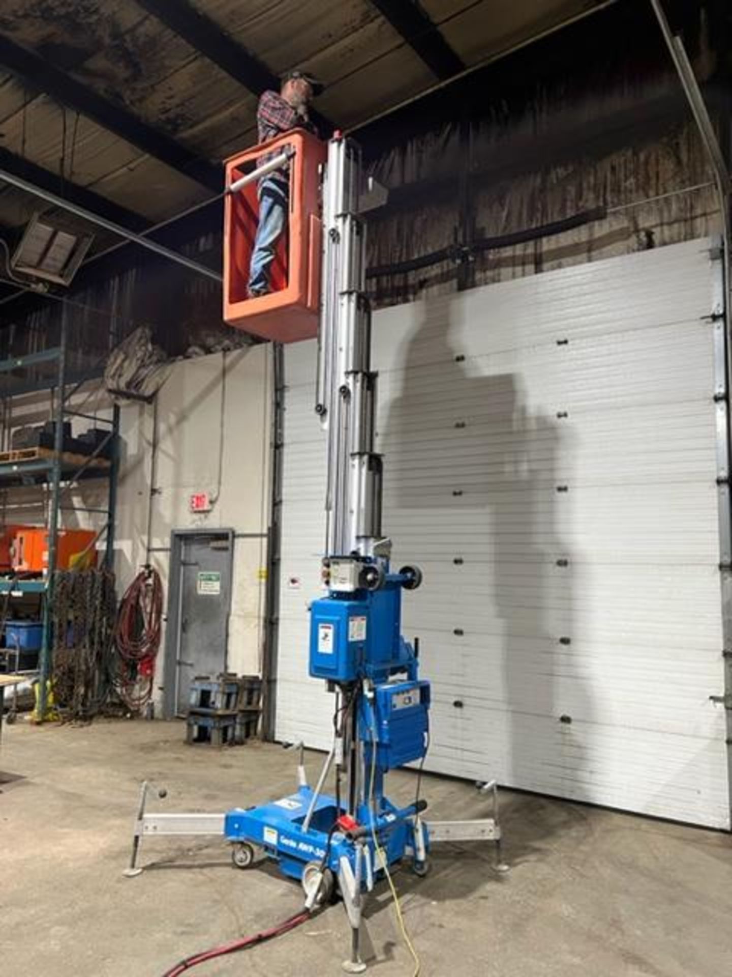 Genie Man Lift model AWP-30-S - 30 feet lift, with controller Electric unit - 350lbs lift capacity